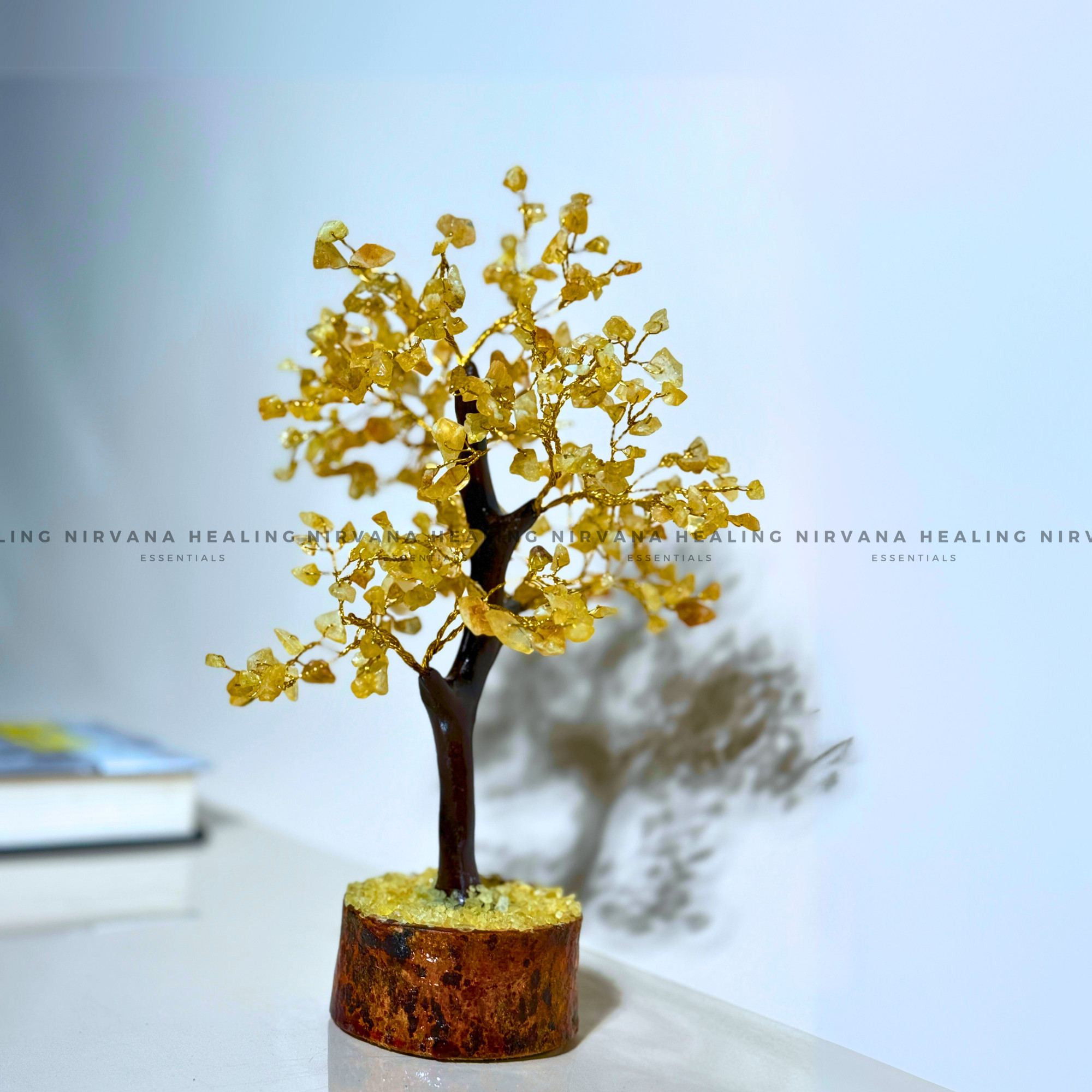 CITRINE CRYSTAL TREE (BIG) Approx 300 Beads (Abundance, Creativity, Success And Confidence) - Image 3