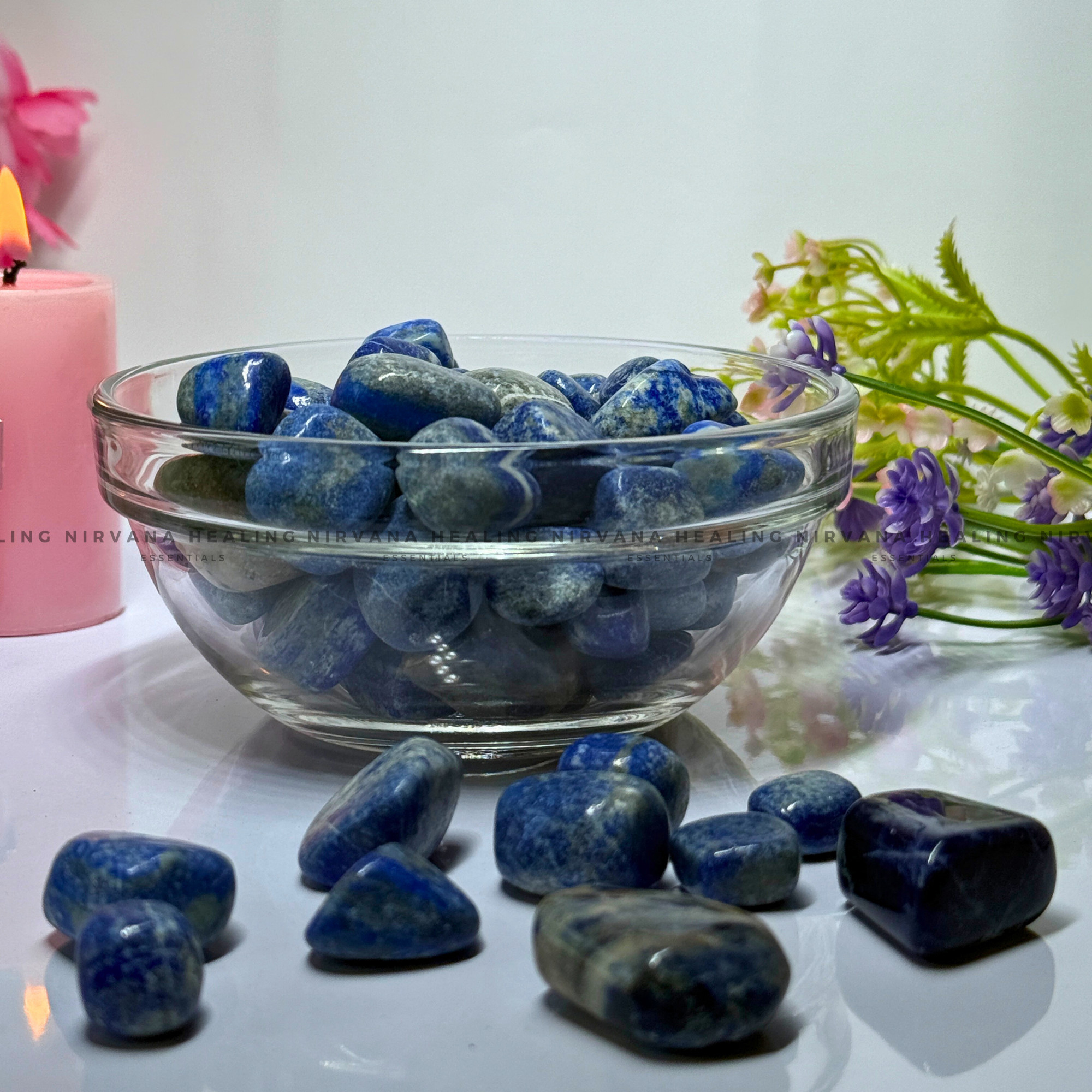 LAPIS LAZULI TUMBLE STONES (Communication, Truth, Ease Of Expression And Wisdom) - Image 2