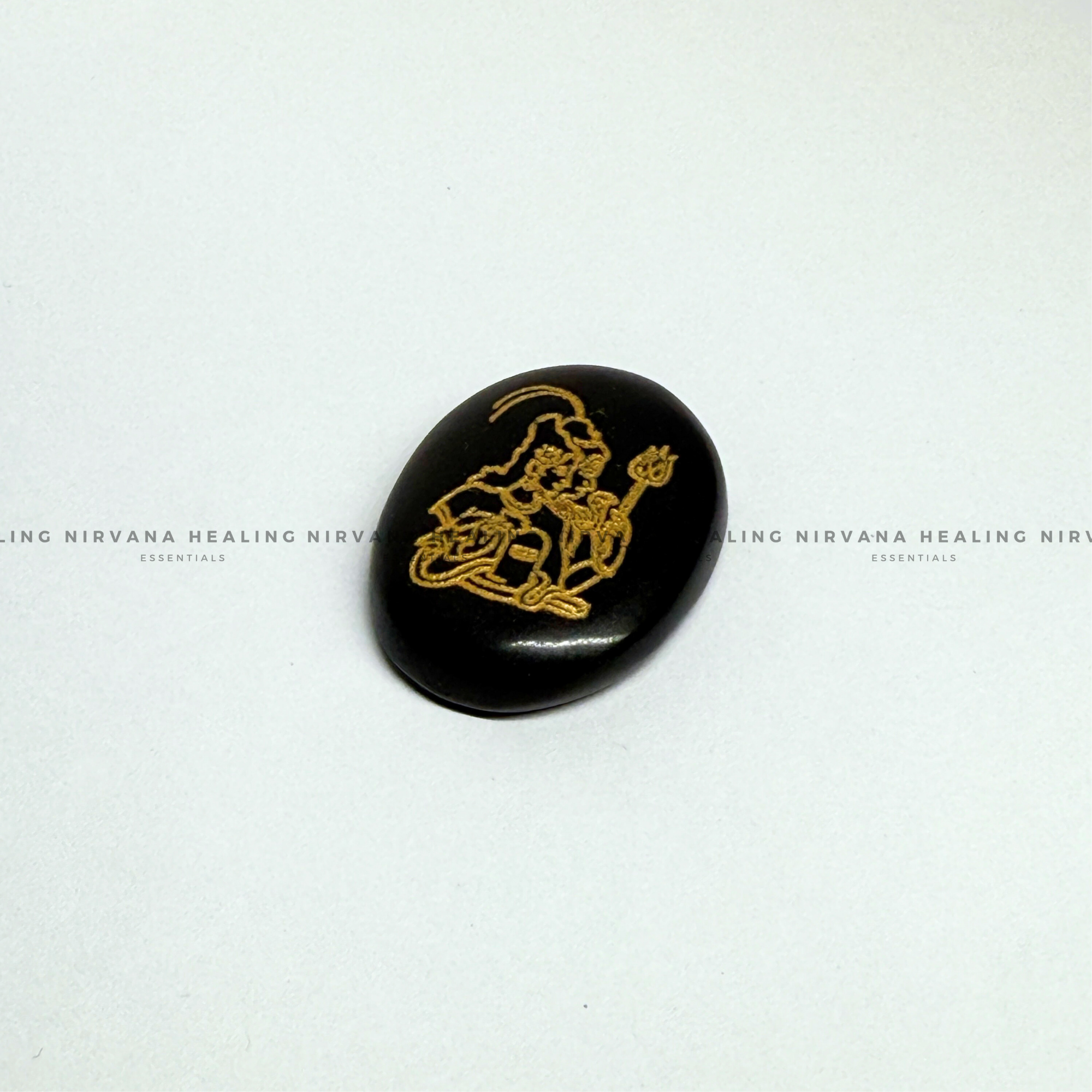 BLACK TOURMALINE MAHADEV ZIBU COIN (Protection, Grounding, Shielding And Growth) - Image 3