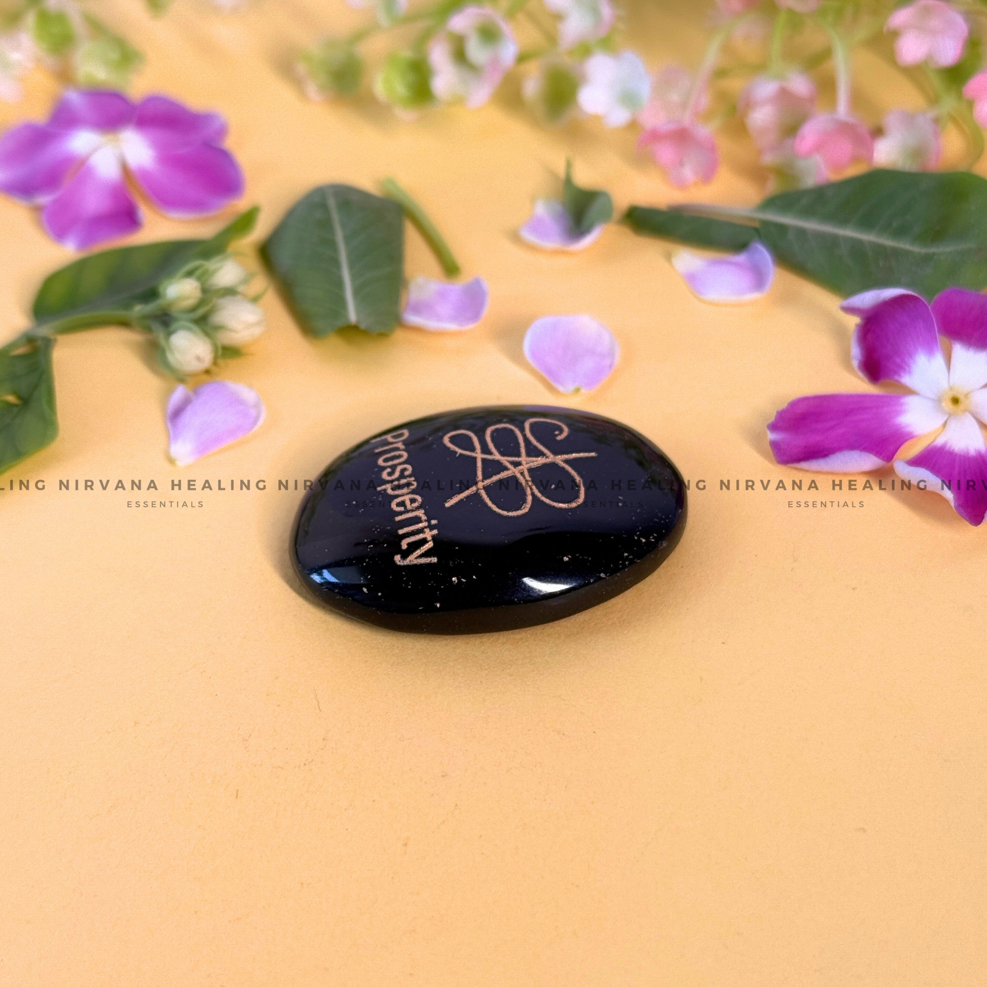BLACK TOURMALINE PROSPERITY ZIBU COIN (Protection, Grounding, Shielding And Growth) - Image 3