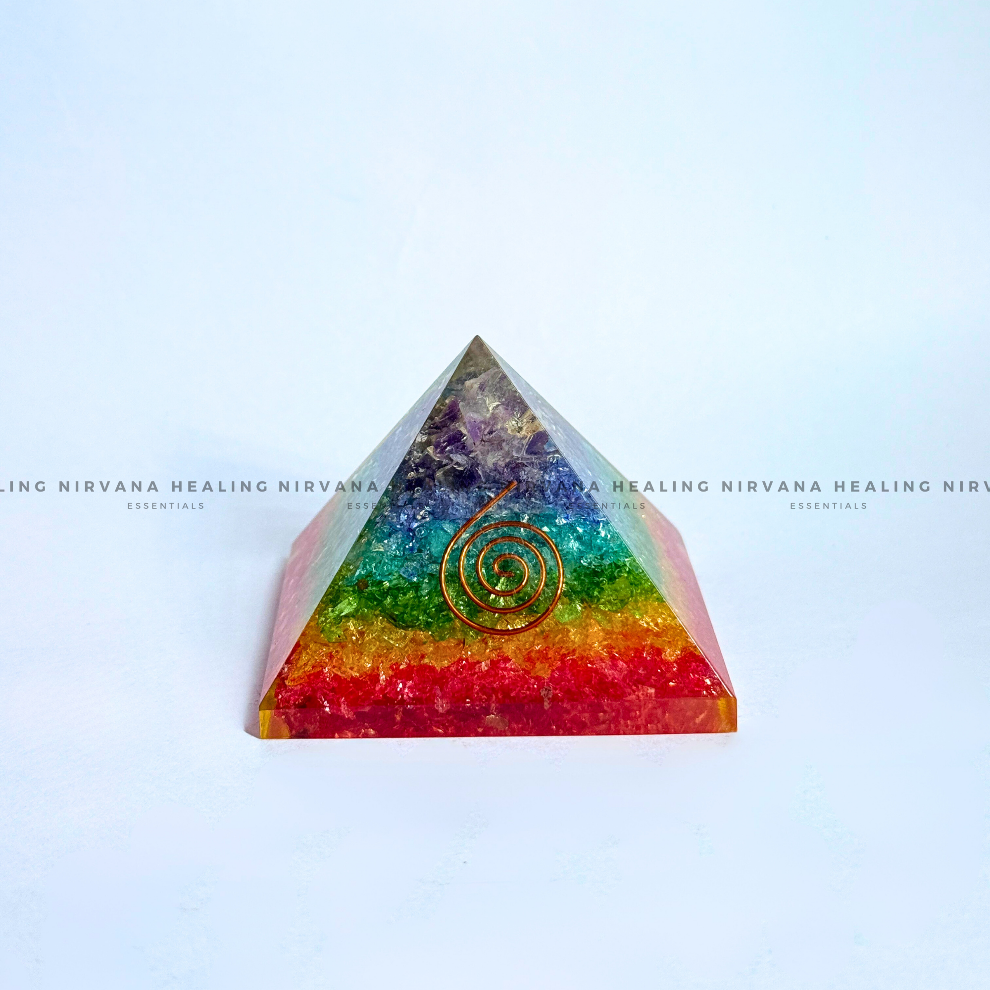 7 CHAKRAS JADE PYRAMID (Energy Alignment, Aura Cleansing And Spiritual Harmony)