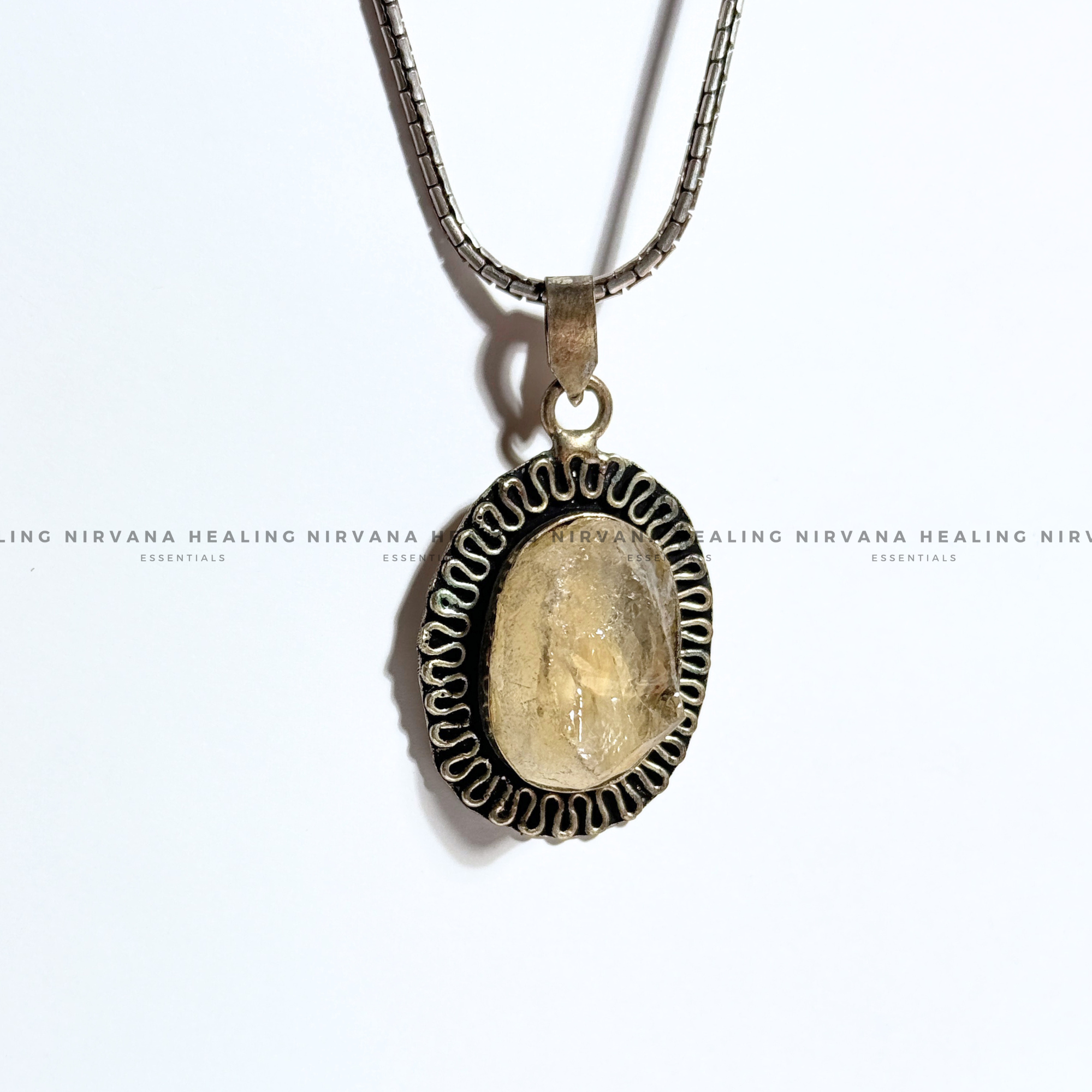 CLEAR QUARTZ RAW PENDANT (Mental Clarity, Master Healer And Energy Amplifier).
- Image 2