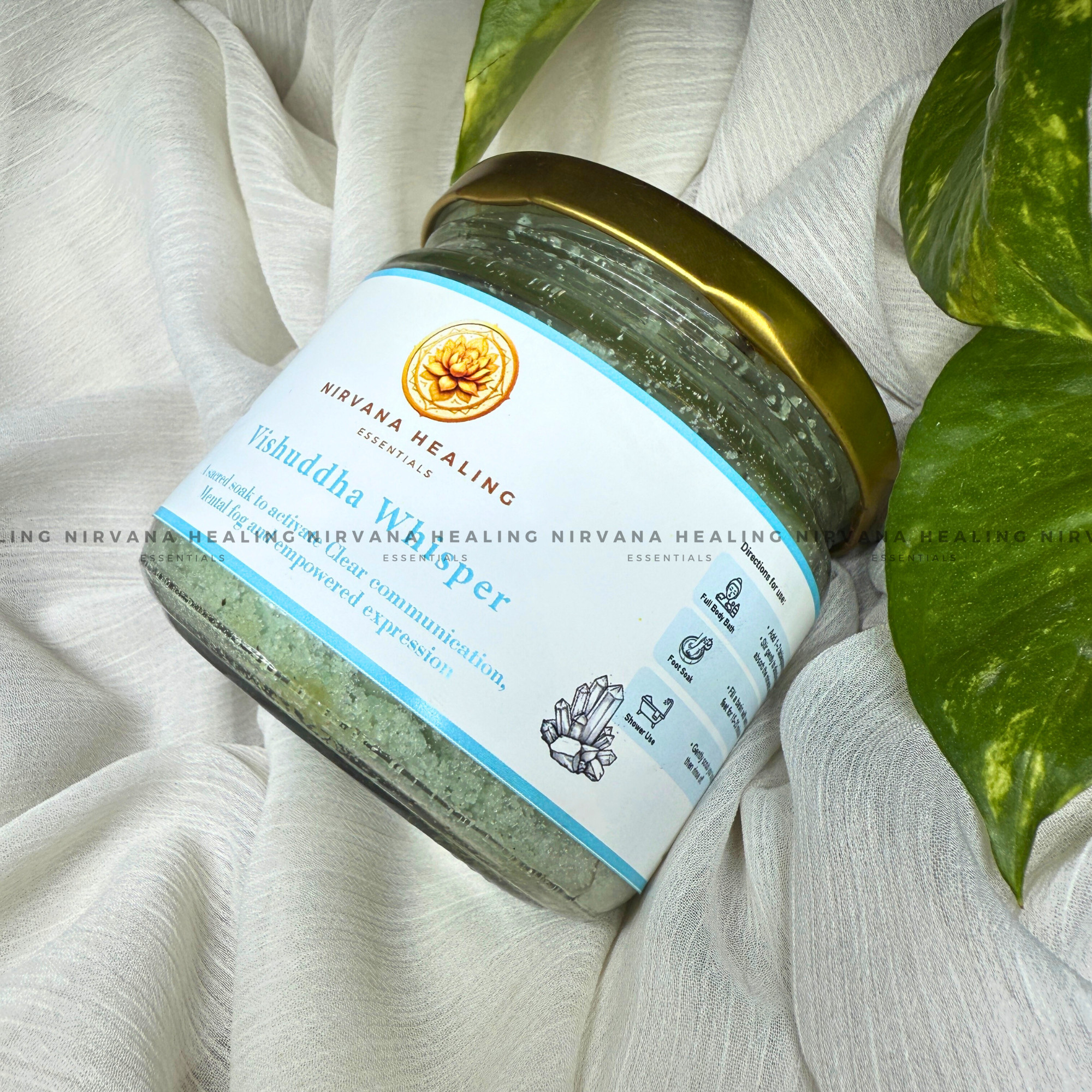 VISHUDDHA WHISPER - (Crystal-Charged Bath Salt) - Image 3