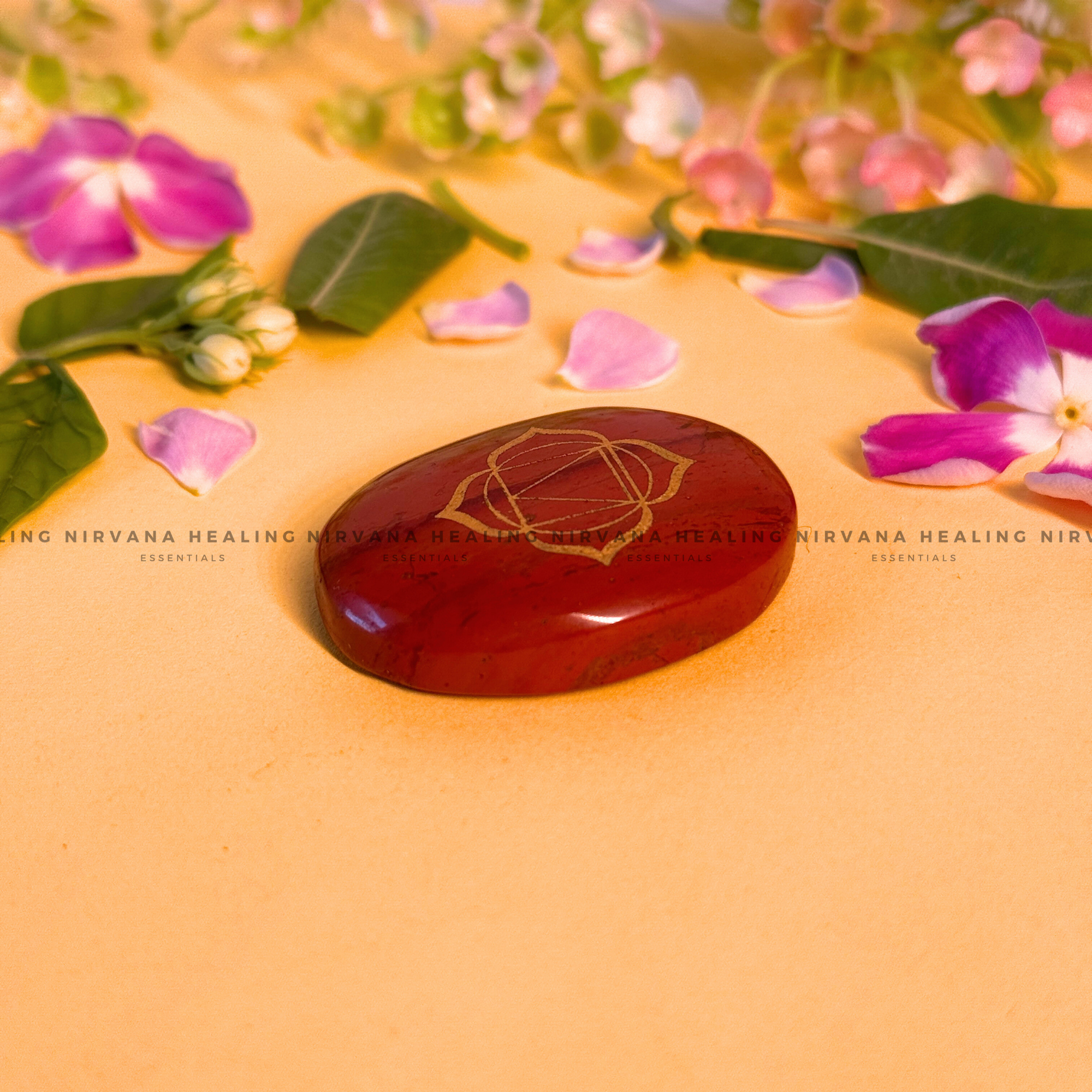 RED JASPER ROOT CHAKRA ZIBU COIN (Immunity, Strength, Health And Pain Relief) - Image 3