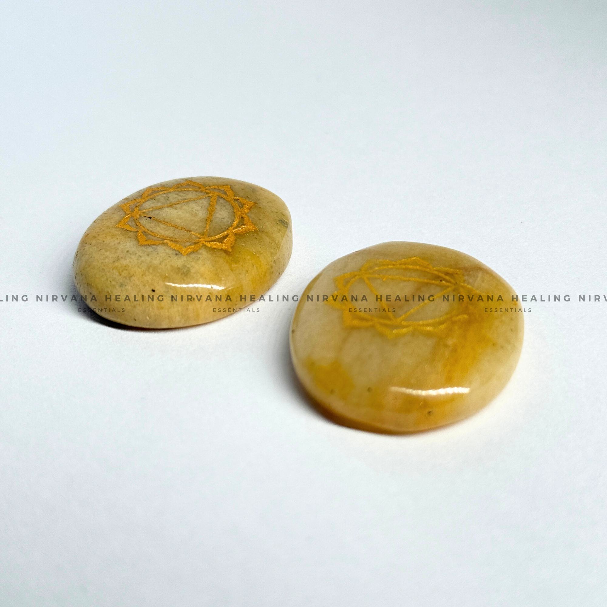 MANIPUR CHAKRA YELLOW AVENTURINE ZIBU COIN (Joy, Leadership And Empowerment).
- Image 2