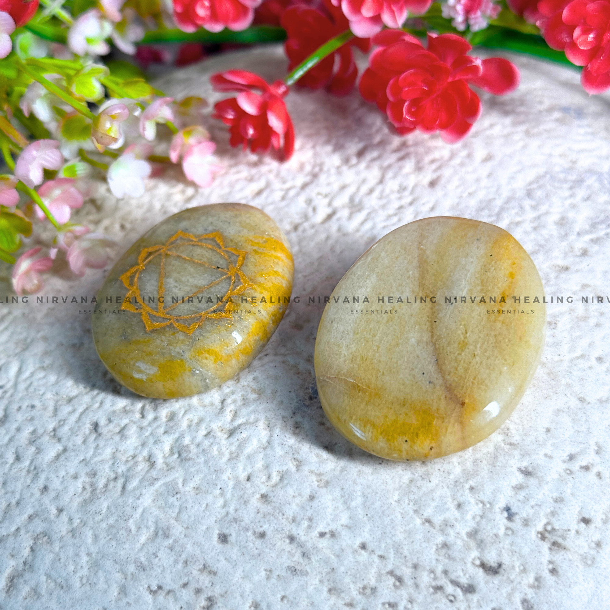 MANIPUR CHAKRA YELLOW AVENTURINE ZIBU COIN (Joy, Leadership And Empowerment).
- Image 3