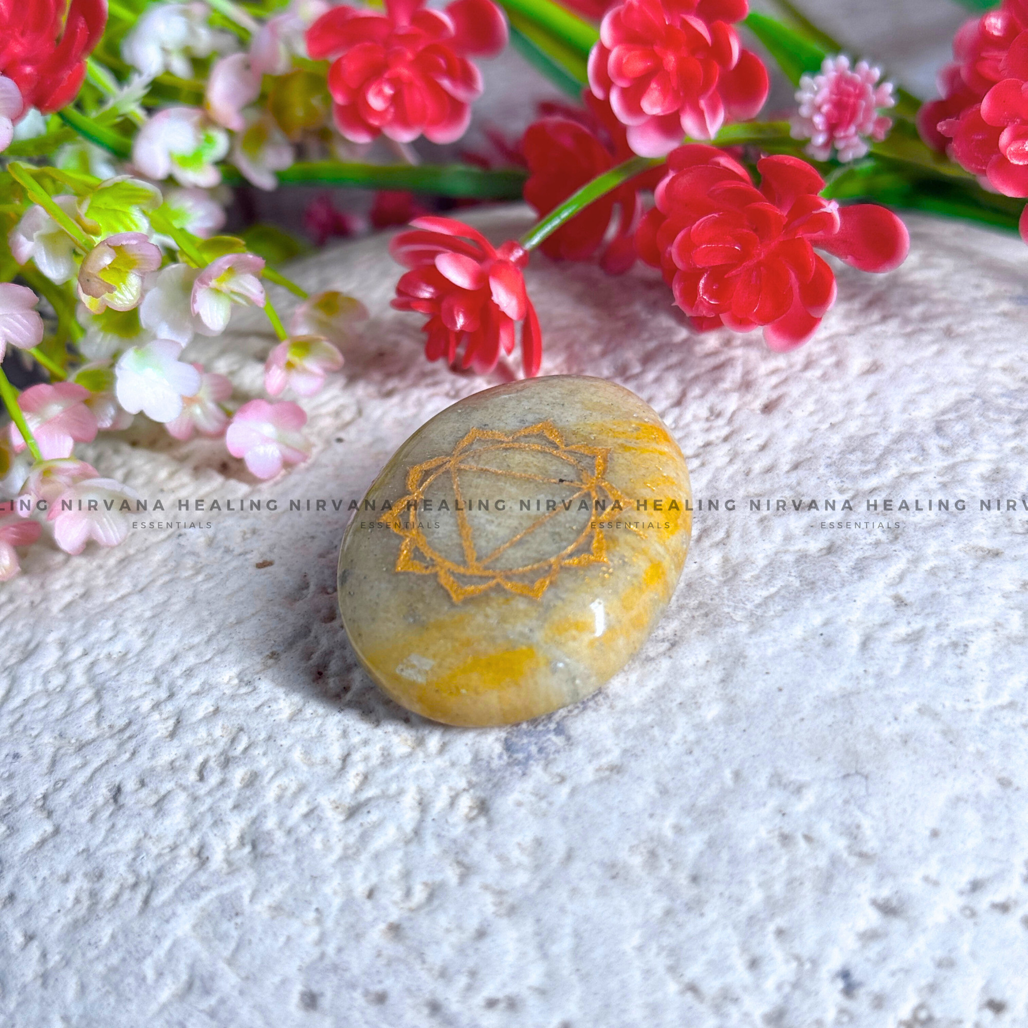 MANIPUR CHAKRA YELLOW AVENTURINE ZIBU COIN (Joy, Leadership And Empowerment).
- Image 4