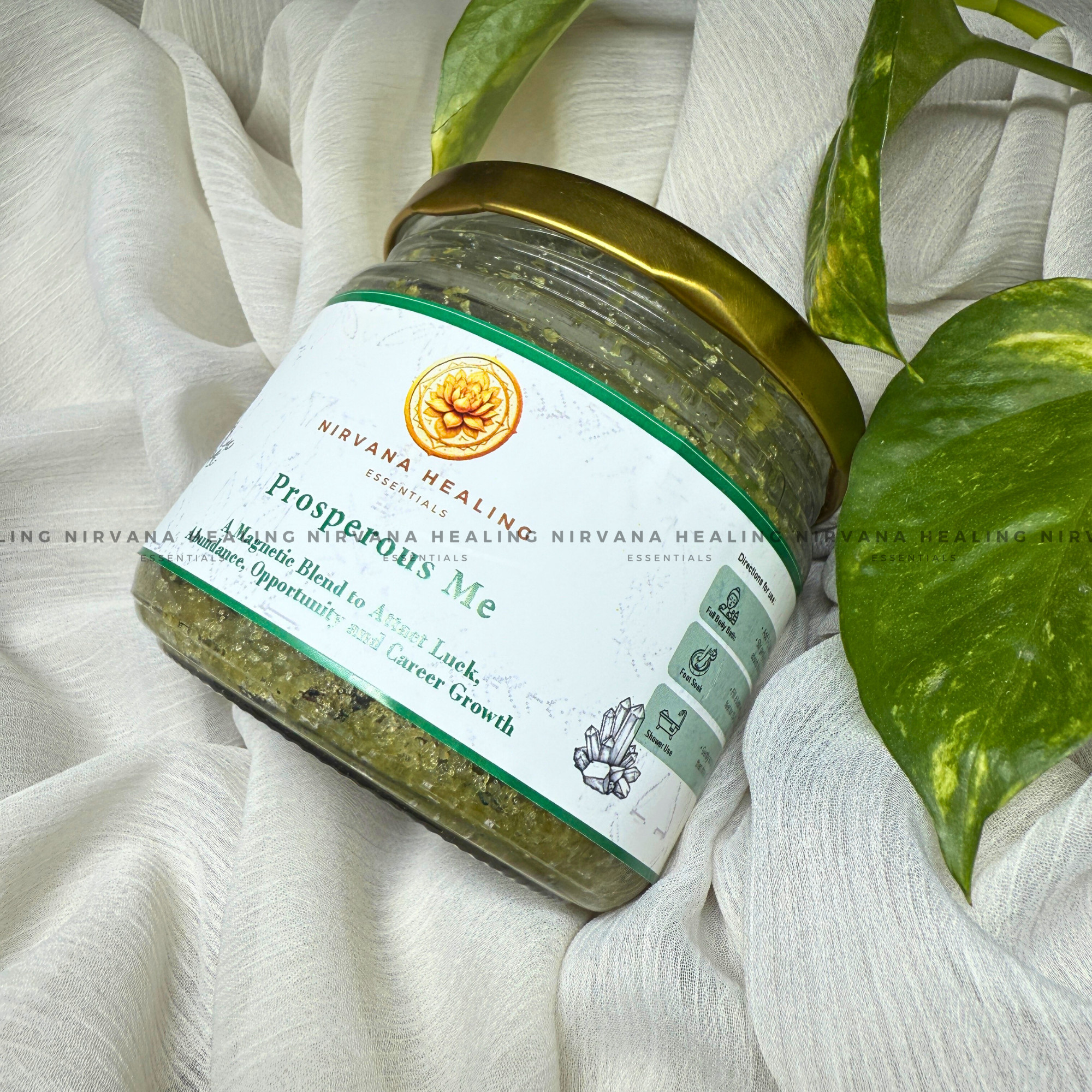 PROSPEROUS ME - (Crystal-Infused Bath Salt) - Image 2