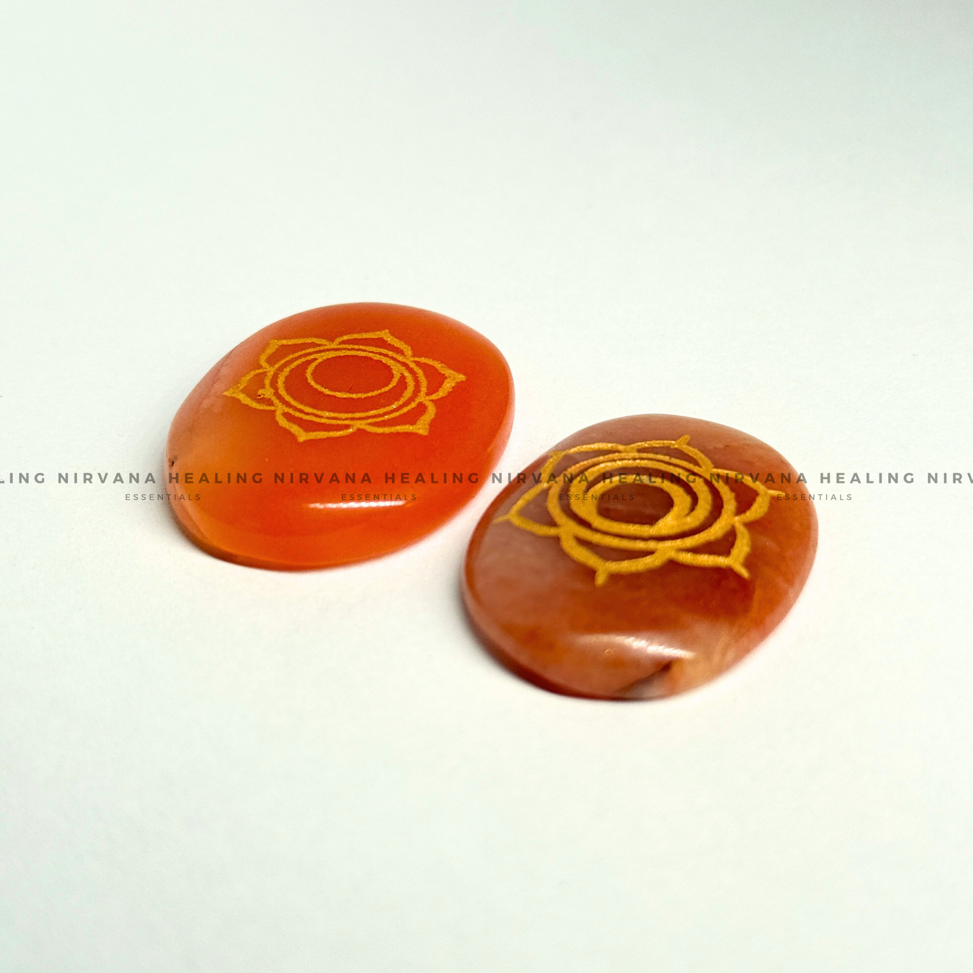 SACRAL CHAKRA RED CARNELIAN ZIBU COIN (Creativity, Courage, Passion And Stamina) - Image 5
