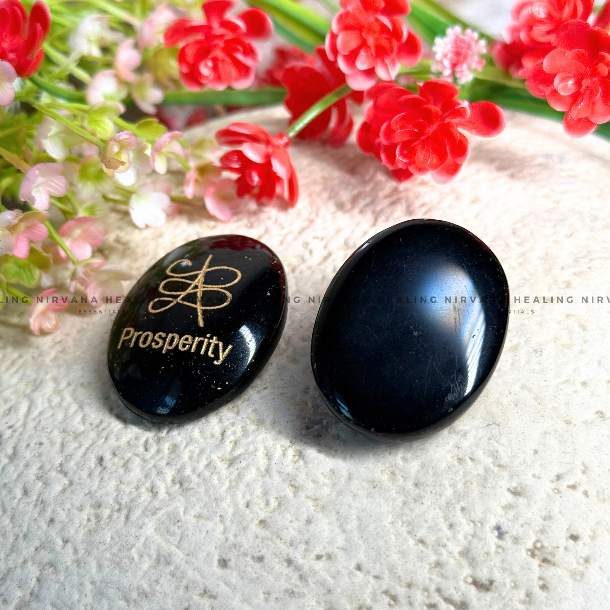 BLACK TOURMALINE PROSPERITY ZIBU COIN (Protection, Grounding, Shielding And Growth) - Image 4