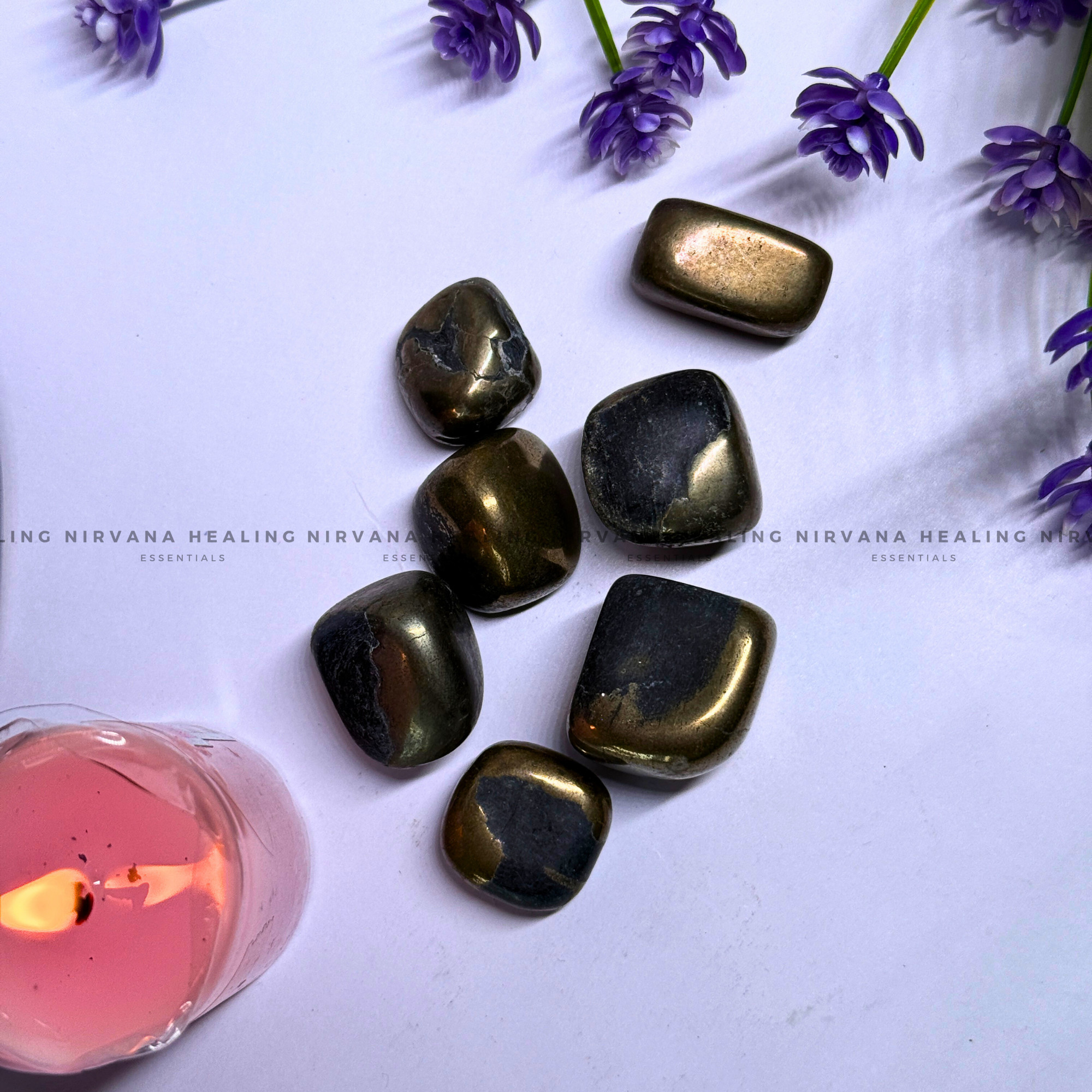 PYRITE TUMBLE STONES (Money Magnet, Prosperity, Fame And Abundance). - Image 2