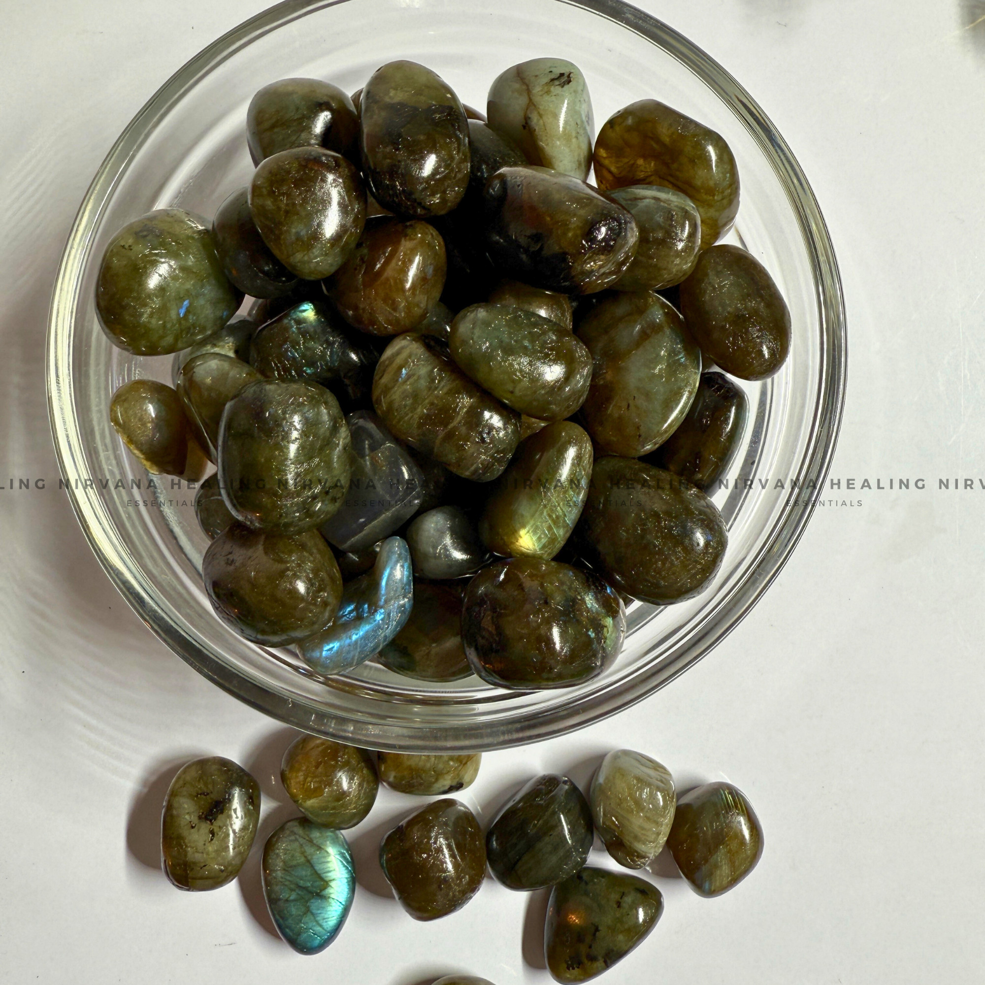 LABRADORITE TUMBLE STONES (Intuition, Inner Power And Transformation).
- Image 2
