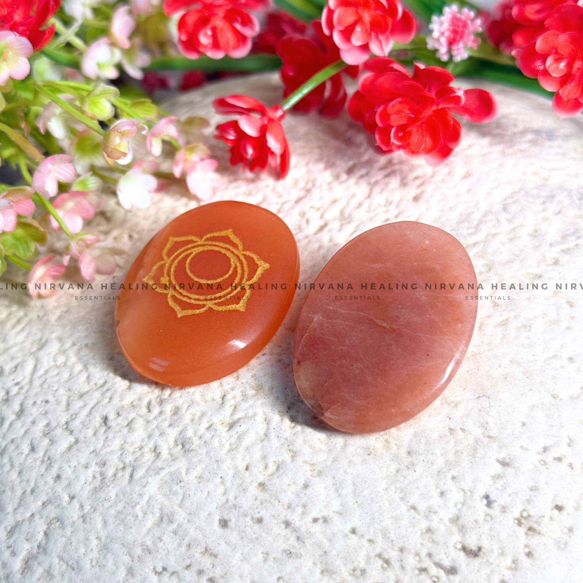 SACRAL CHAKRA RED CARNELIAN ZIBU COIN (Creativity, Courage, Passion And Stamina) - Image 4