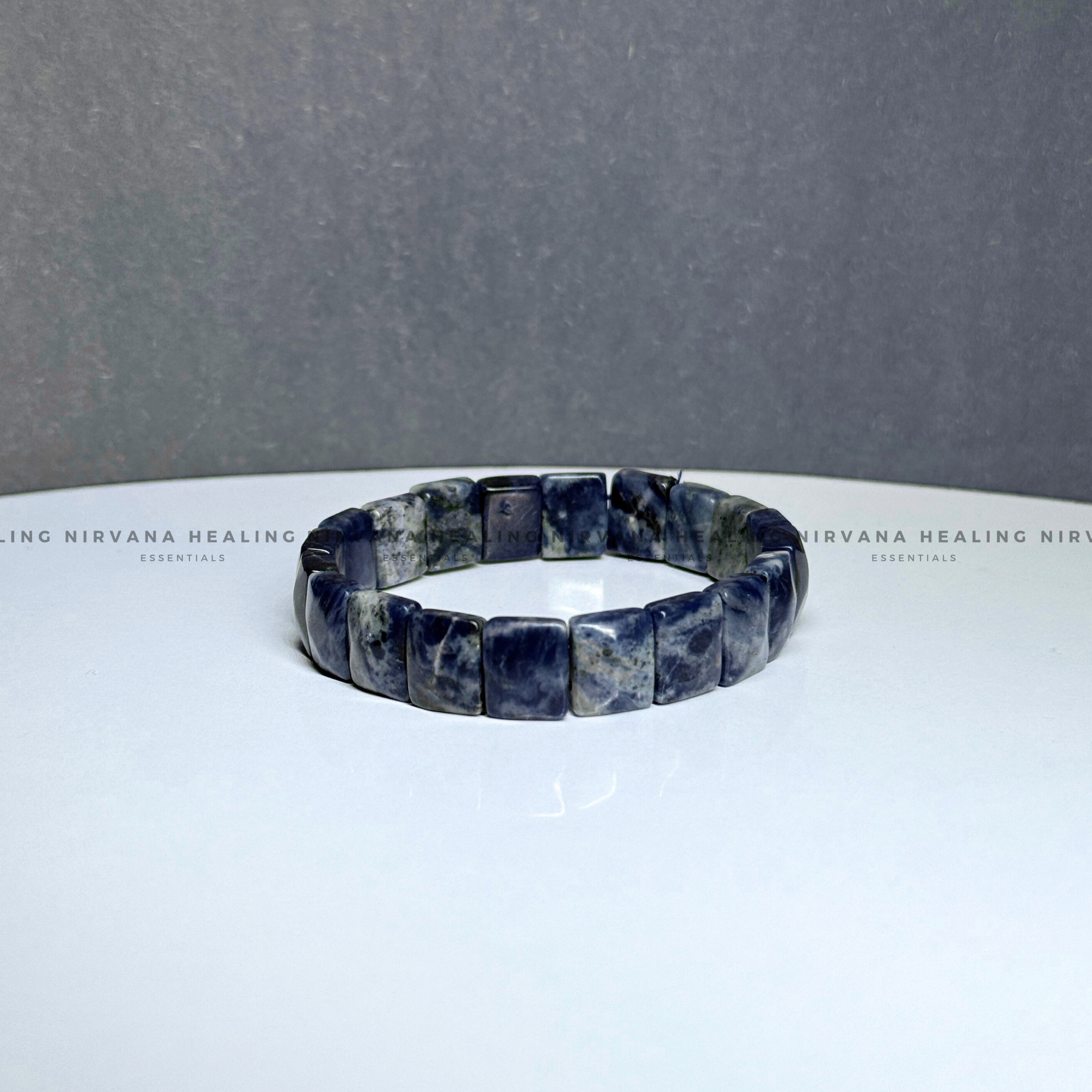 LAPIS LAZULI PYRAMID BRACELET
(Communication, Truth, Ease Of Expression And Wisdom) - Image 2