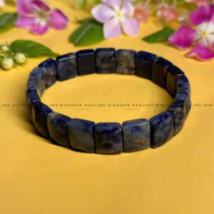 LAPIS LAZULI PYRAMID BRACELET (Communication, Truth, Ease Of Expression And Wisdom)
