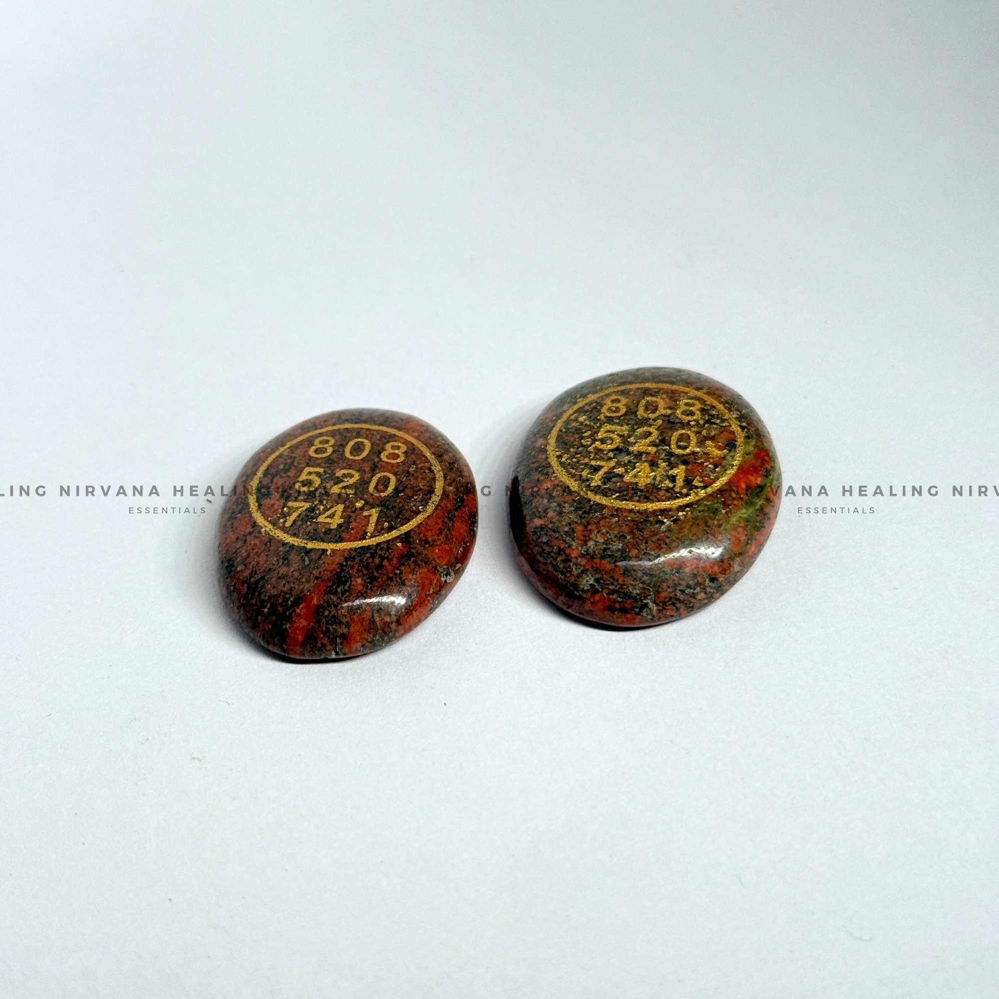 UNAKITE ABUNDANCE ZIBU COIN (Emotional Healing, Heart Awakening And Inner Peace). - Image 3