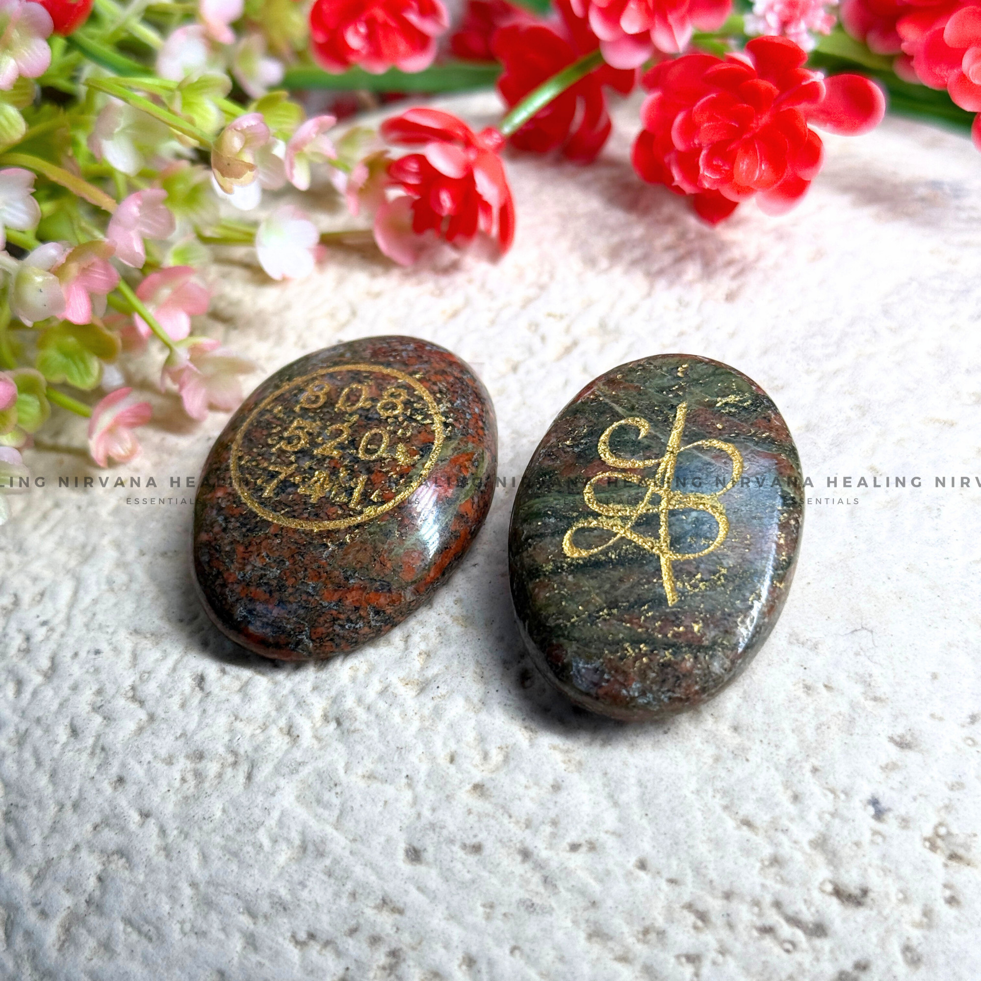 UNAKITE ABUNDANCE ZIBU COIN (Emotional Healing, Heart Awakening And Inner Peace). - Image 2