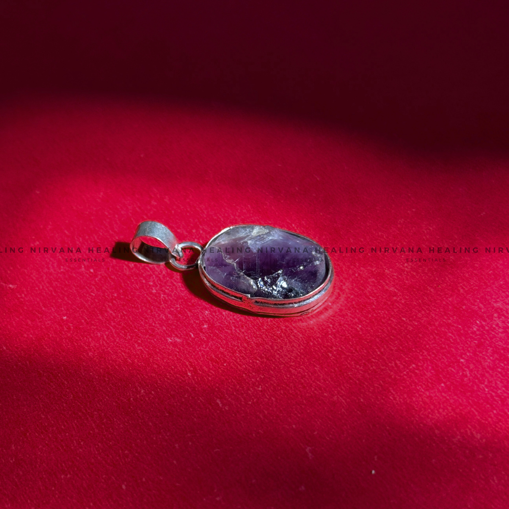 AMETHYST RAW PENDANT (Meditation, Stress Reduction, Intuition And Manifestation)
- Image 8