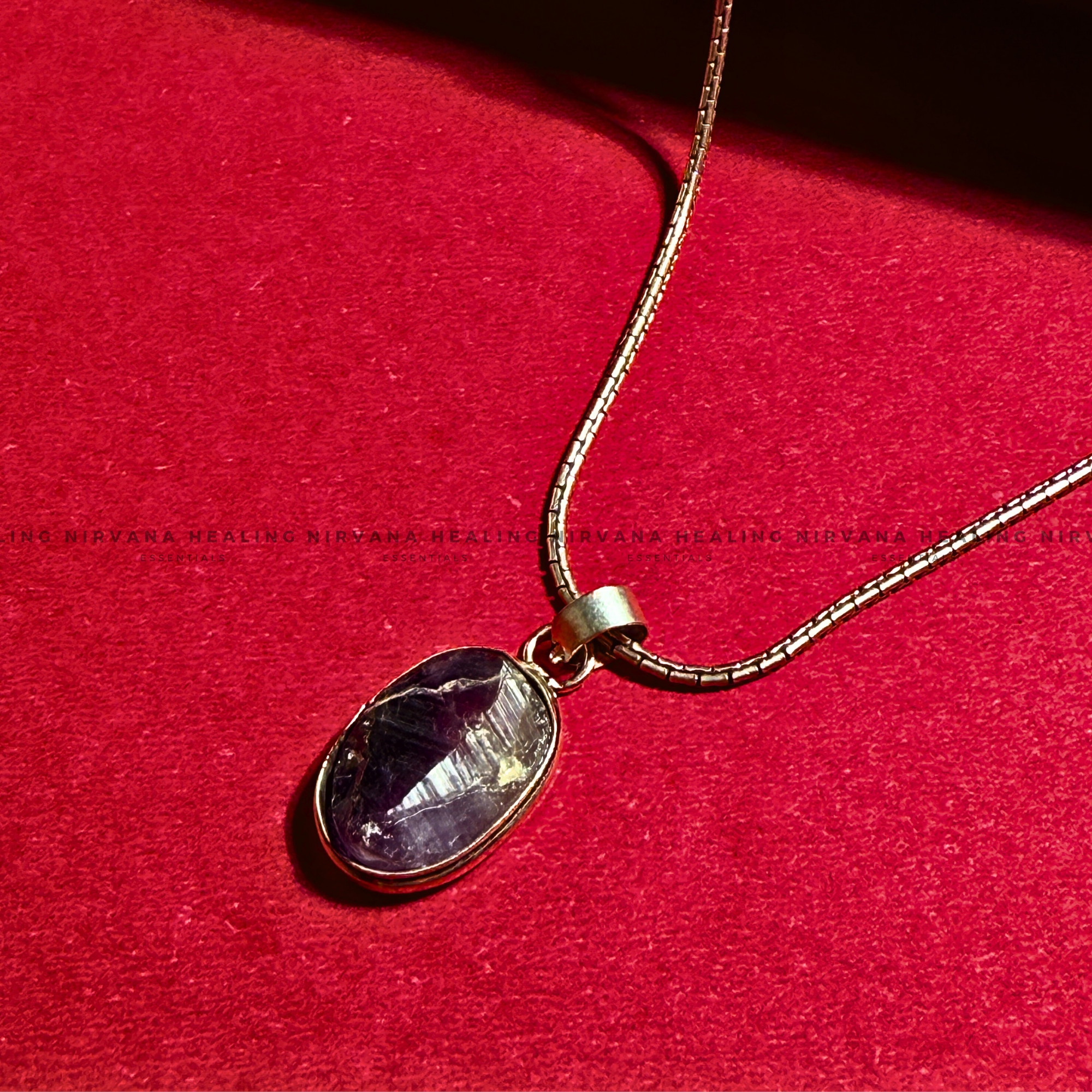AMETHYST RAW PENDANT (Meditation, Stress Reduction, Intuition And Manifestation)
- Image 5