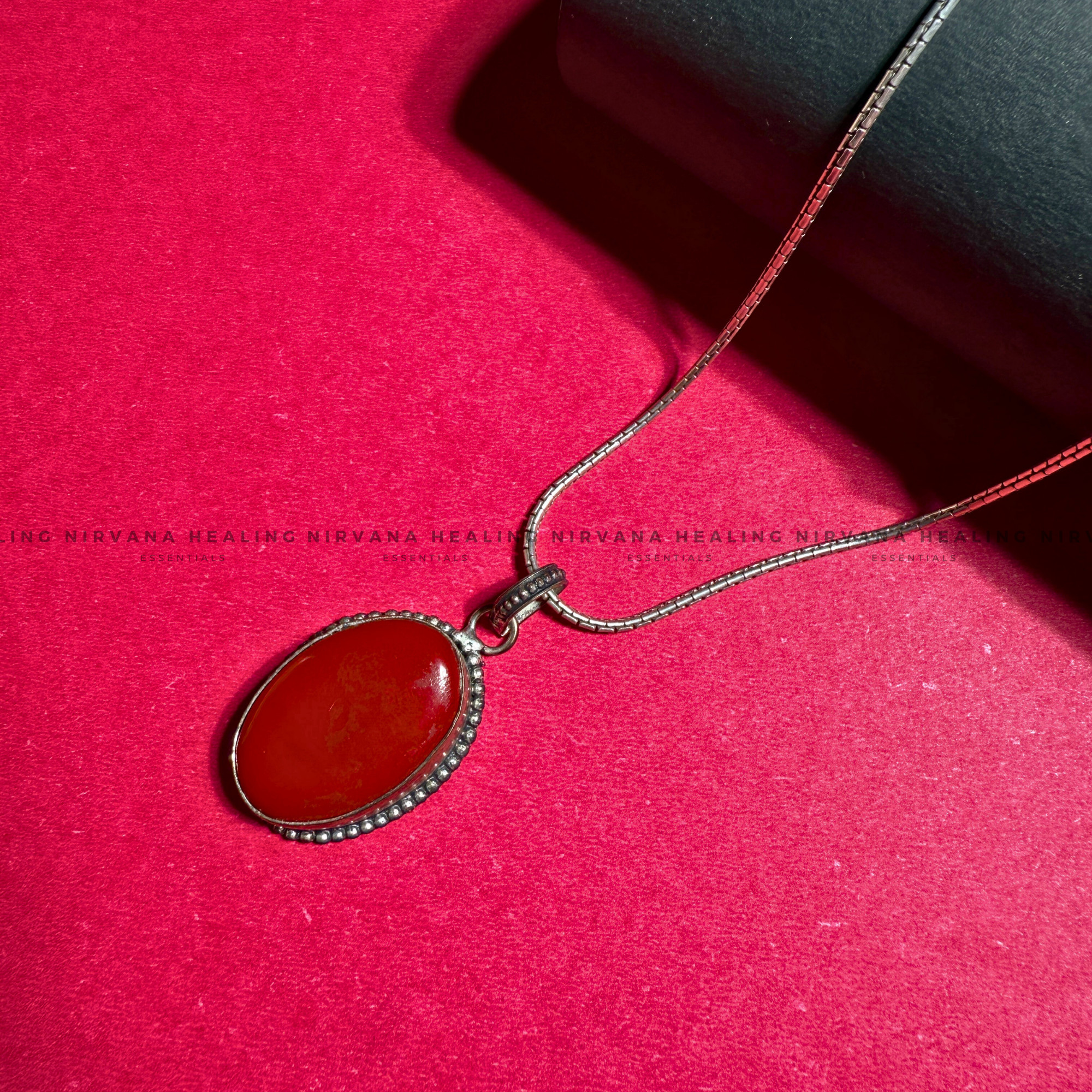 RED CORAL JADE PENDANT (Courage, Strength And Vitality) - Image 2