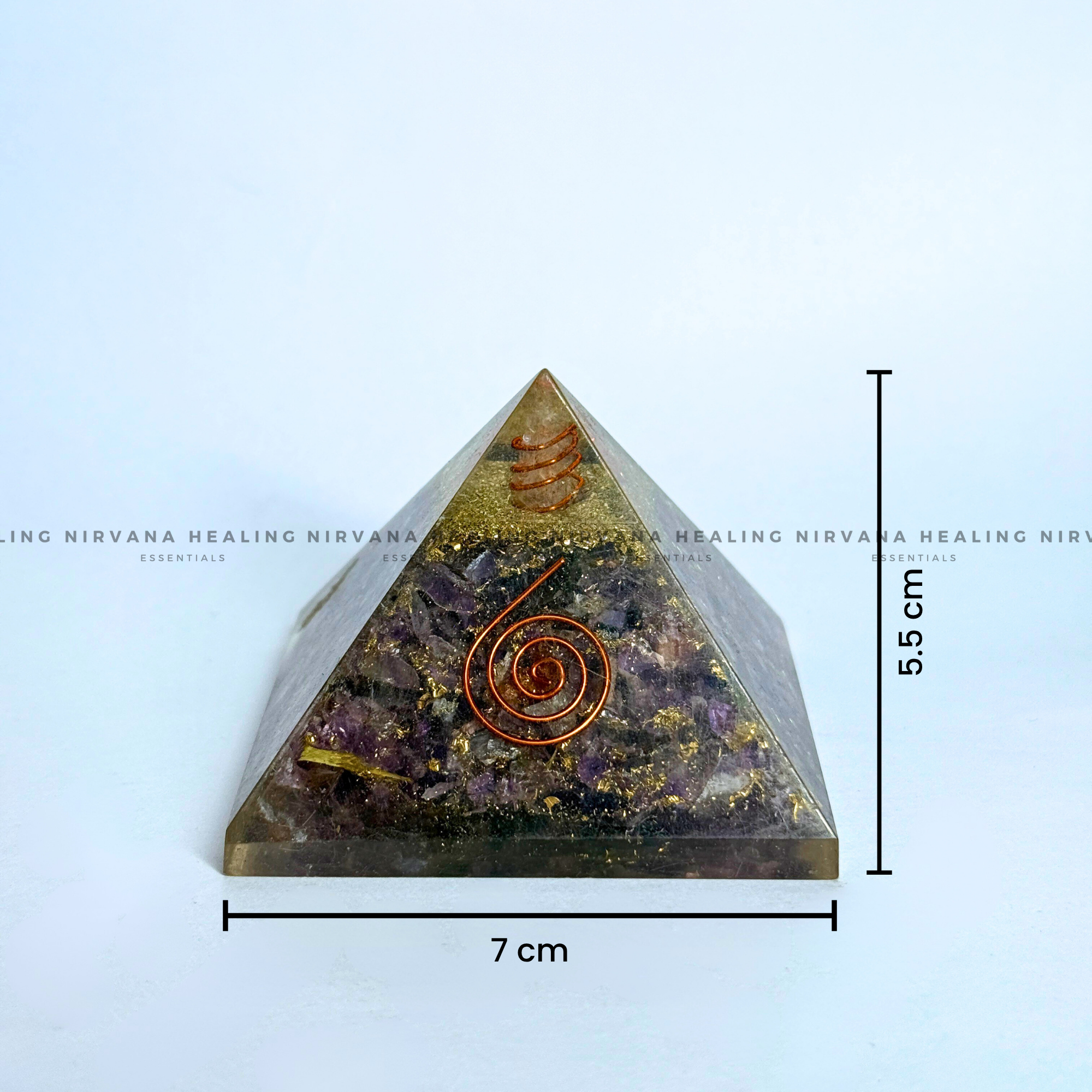 AMETHYST JADE PYRAMID (Meditation, Stress Reduction, Intuition And Manifestation) - Image 4
