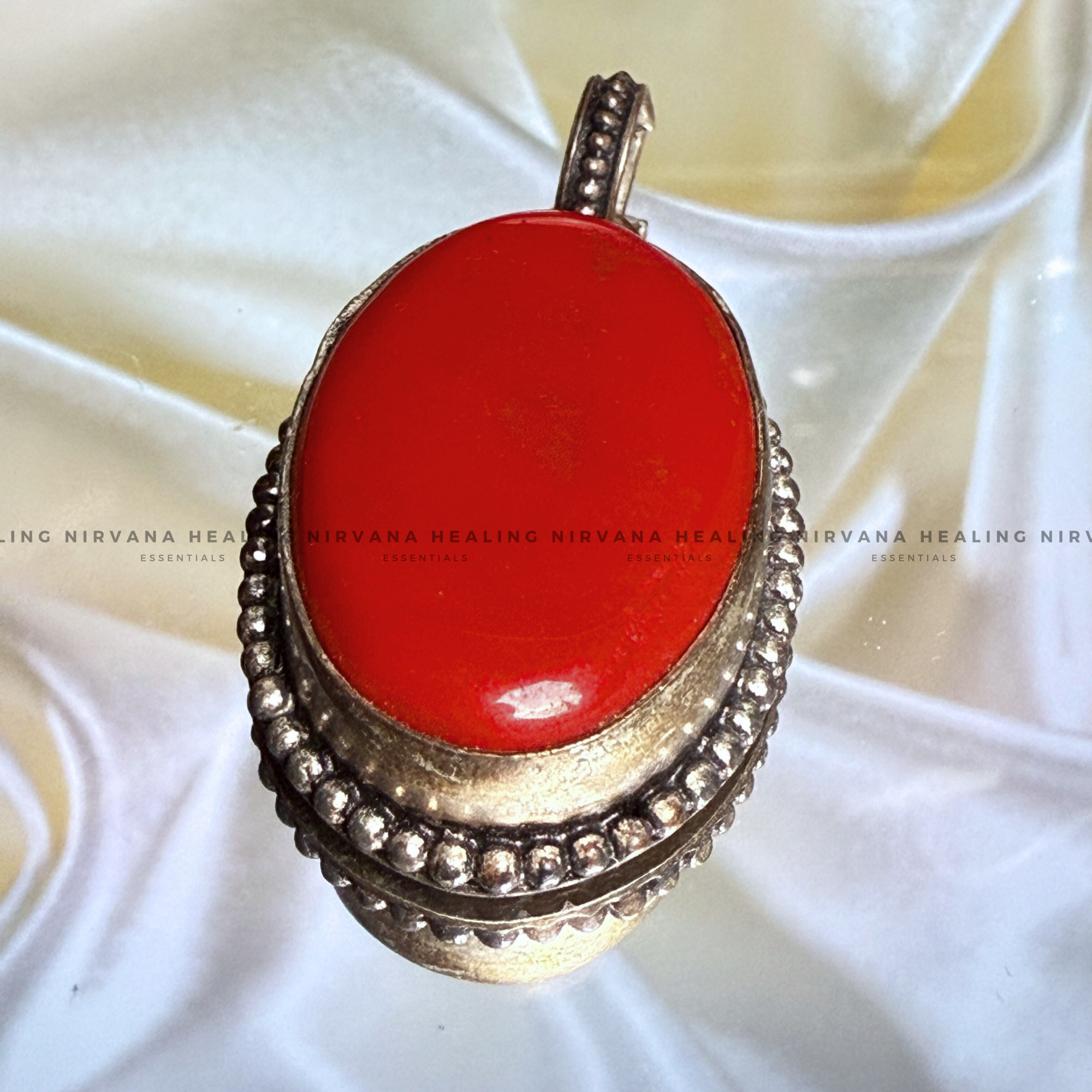 RED CORAL JADE PENDANT (Courage, Strength And Vitality) - Image 5