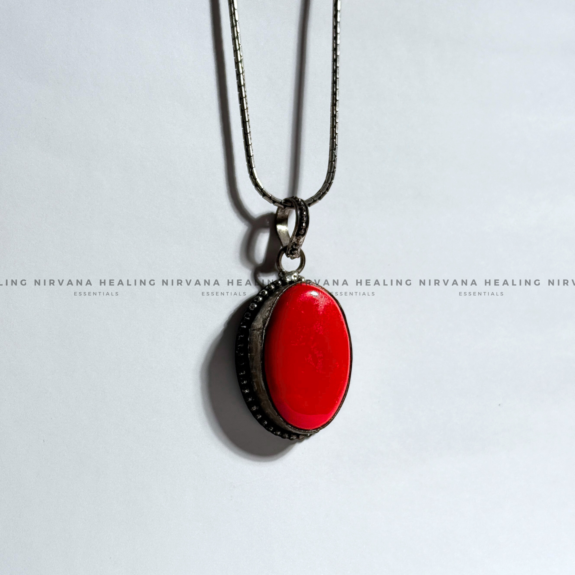 RED CORAL JADE PENDANT (Courage, Strength And Vitality) - Image 6