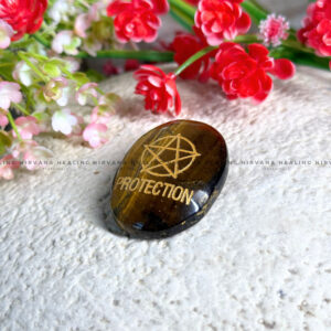 TIGERS EYE PROTECTION ZIBU COIN (Bold, Courage, Willpower And Strength).