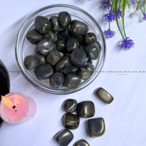 PYRITE TUMBLE STONES (Money Magnet, Prosperity, Fame And Abundance).