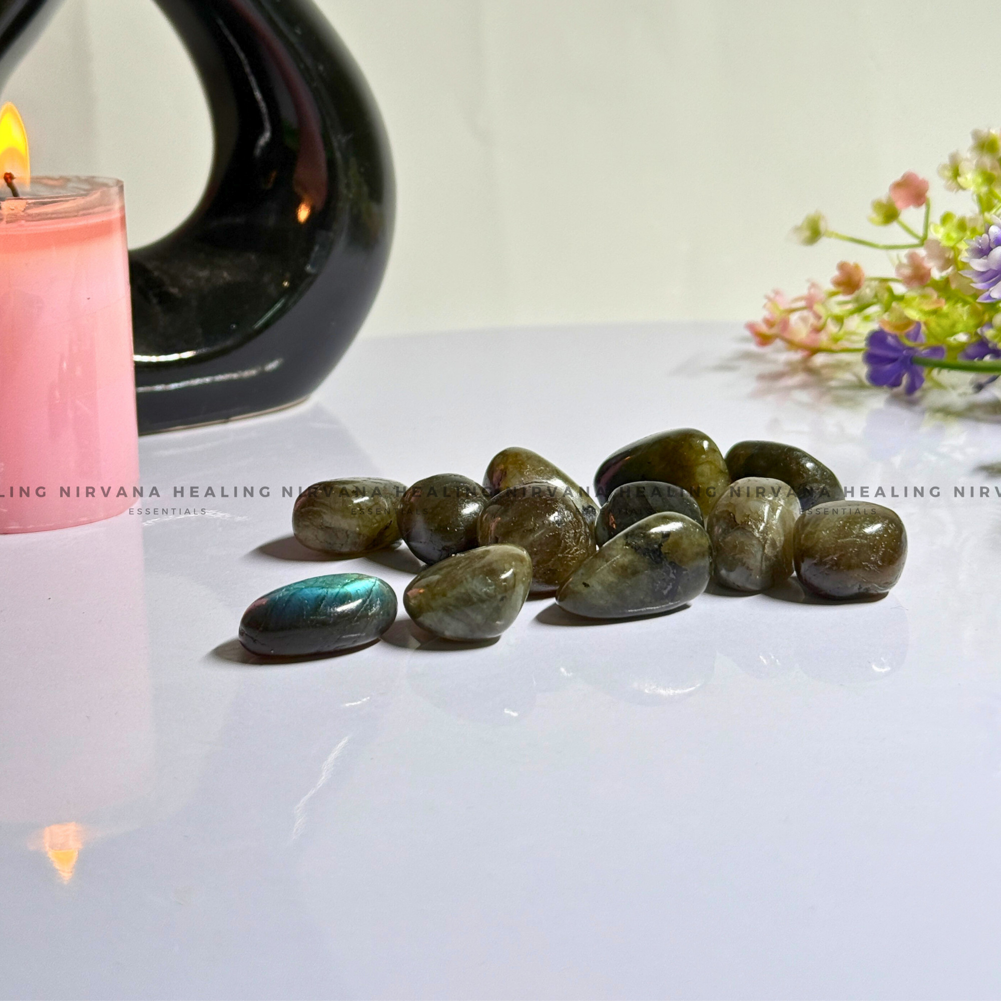 LABRADORITE TUMBLE STONES (Intuition, Inner Power And Transformation).
- Image 5