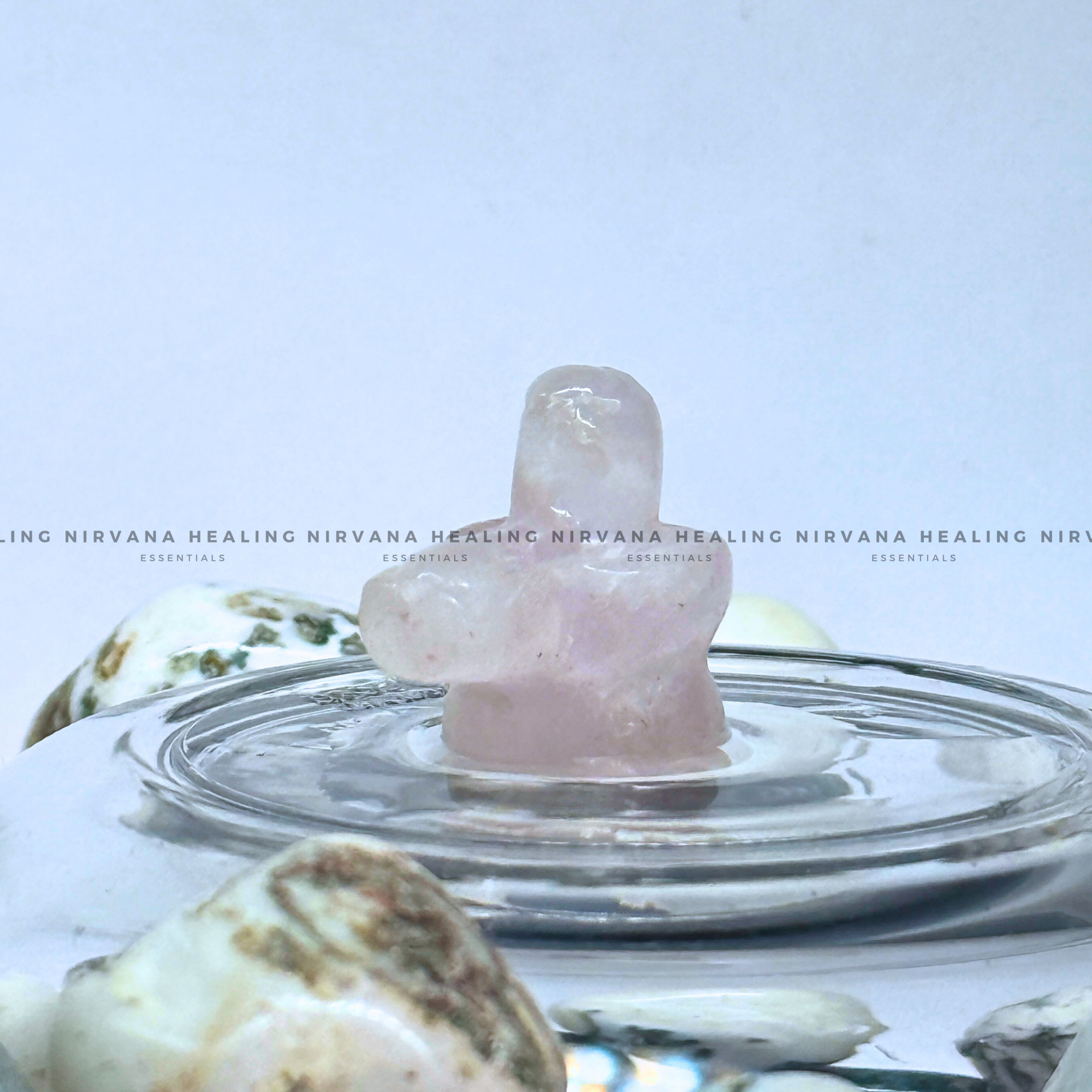 ROSE QUARTZ SHIVLING (1 Inch) (Love, Romance, Relationship, Emotion And Balance) - Image 2