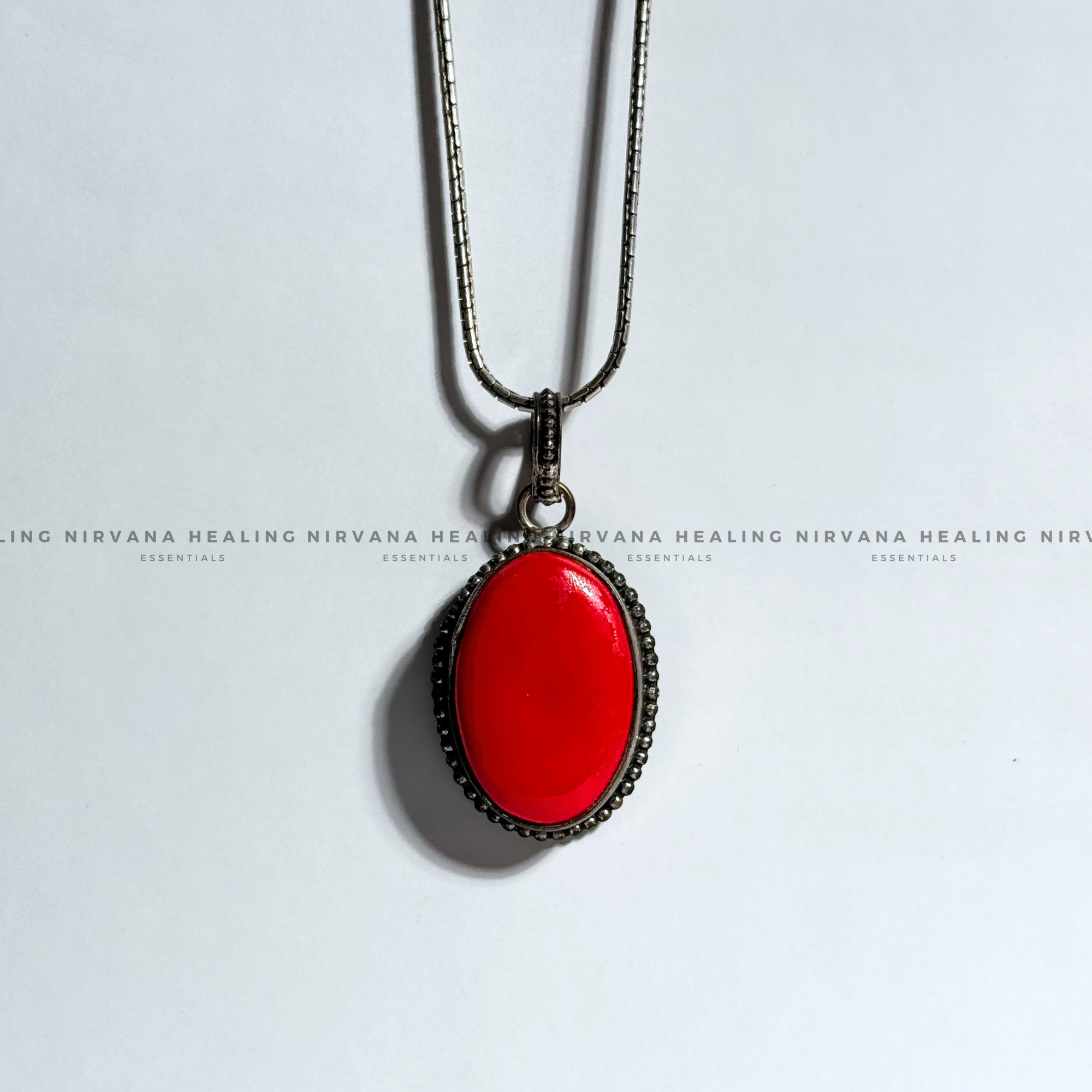 RED CORAL JADE PENDANT (Courage, Strength And Vitality) - Image 7