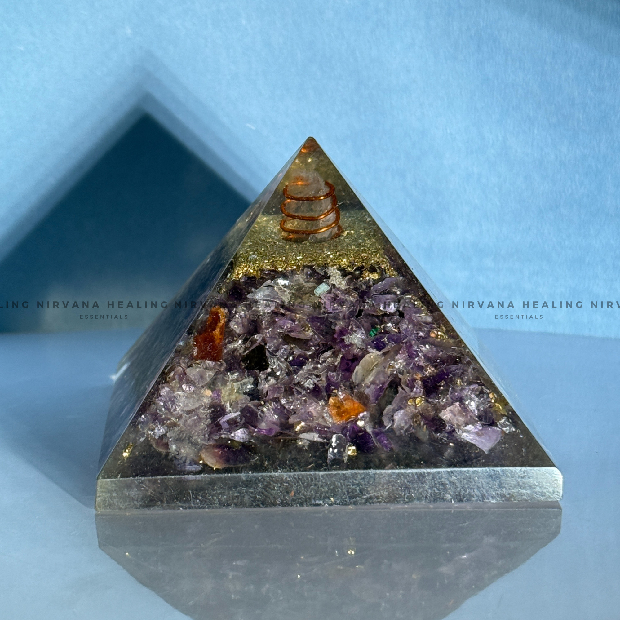 AMETHYST JADE PYRAMID (Meditation, Stress Reduction, Intuition And Manifestation) - Image 7