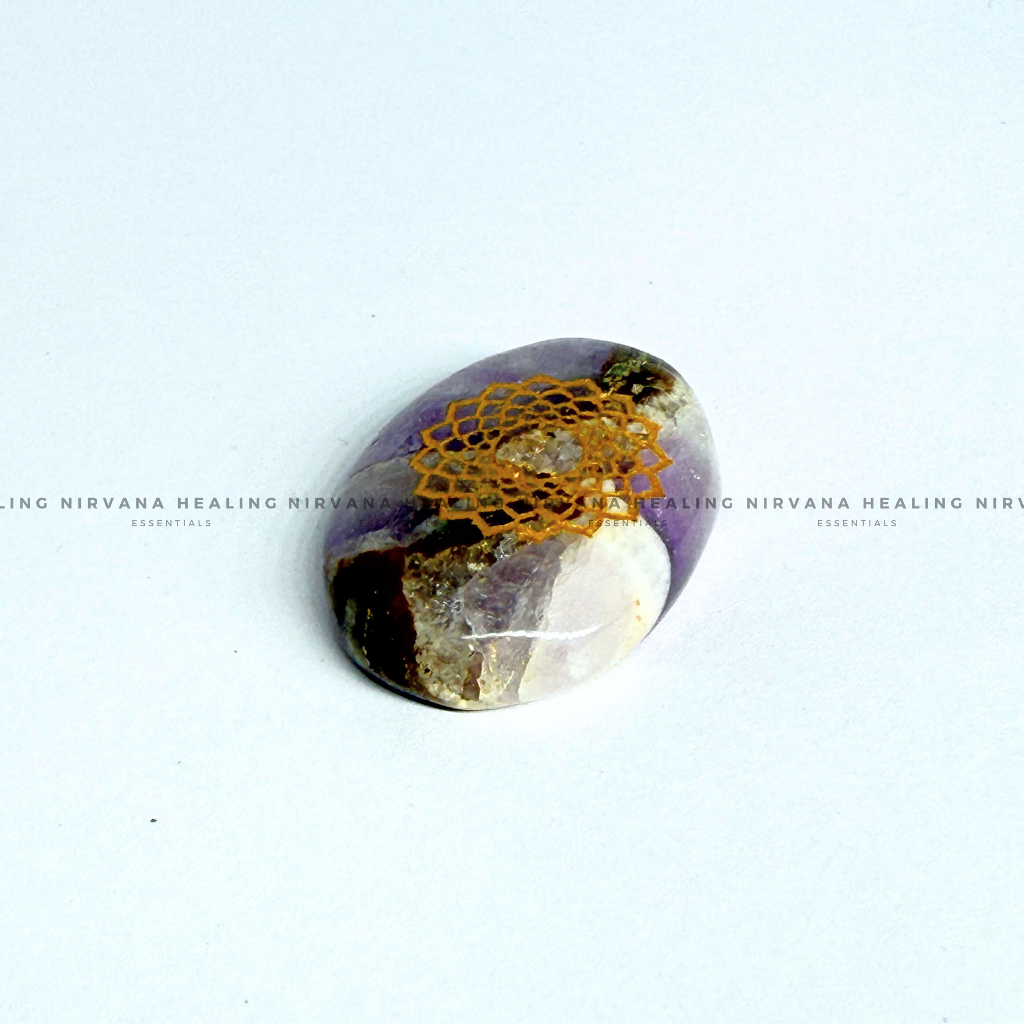AMETHYST CROWN CHAKRA ZIBU COIN (Meditation, Stress Reduction, Intuition And Manifestation) - Image 6