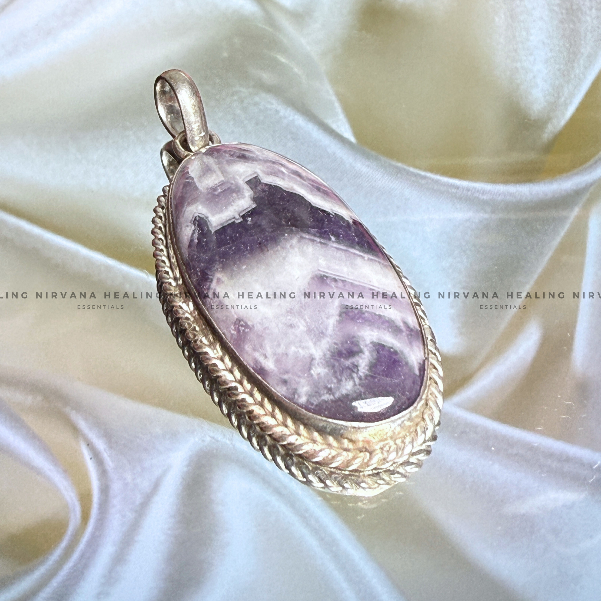 AMETHYST CRYSTAL PENDANT (Meditation, Stress Reduction, Intuition And Manifestation)