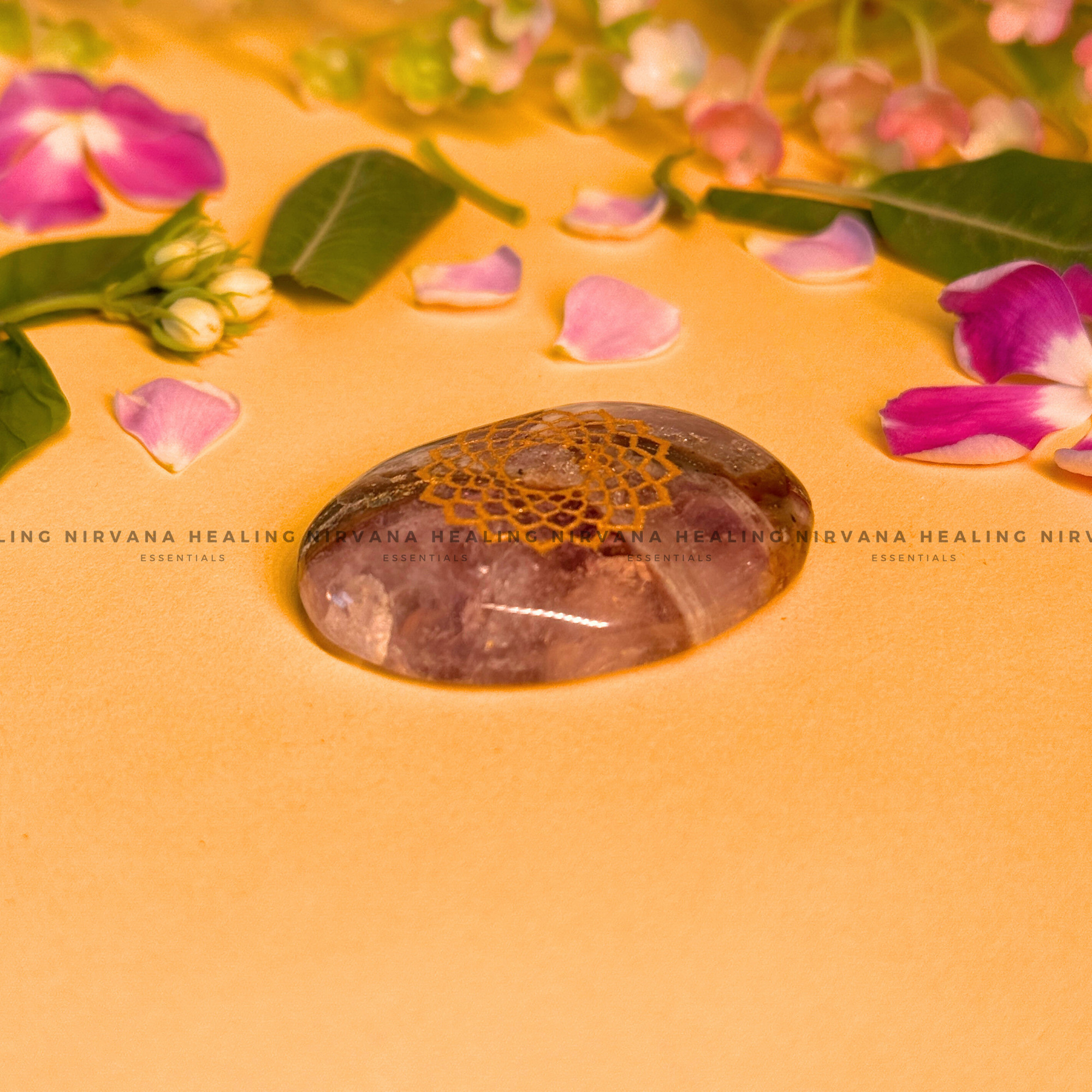 AMETHYST CROWN CHAKRA ZIBU COIN (Meditation, Stress Reduction, Intuition And Manifestation) - Image 3