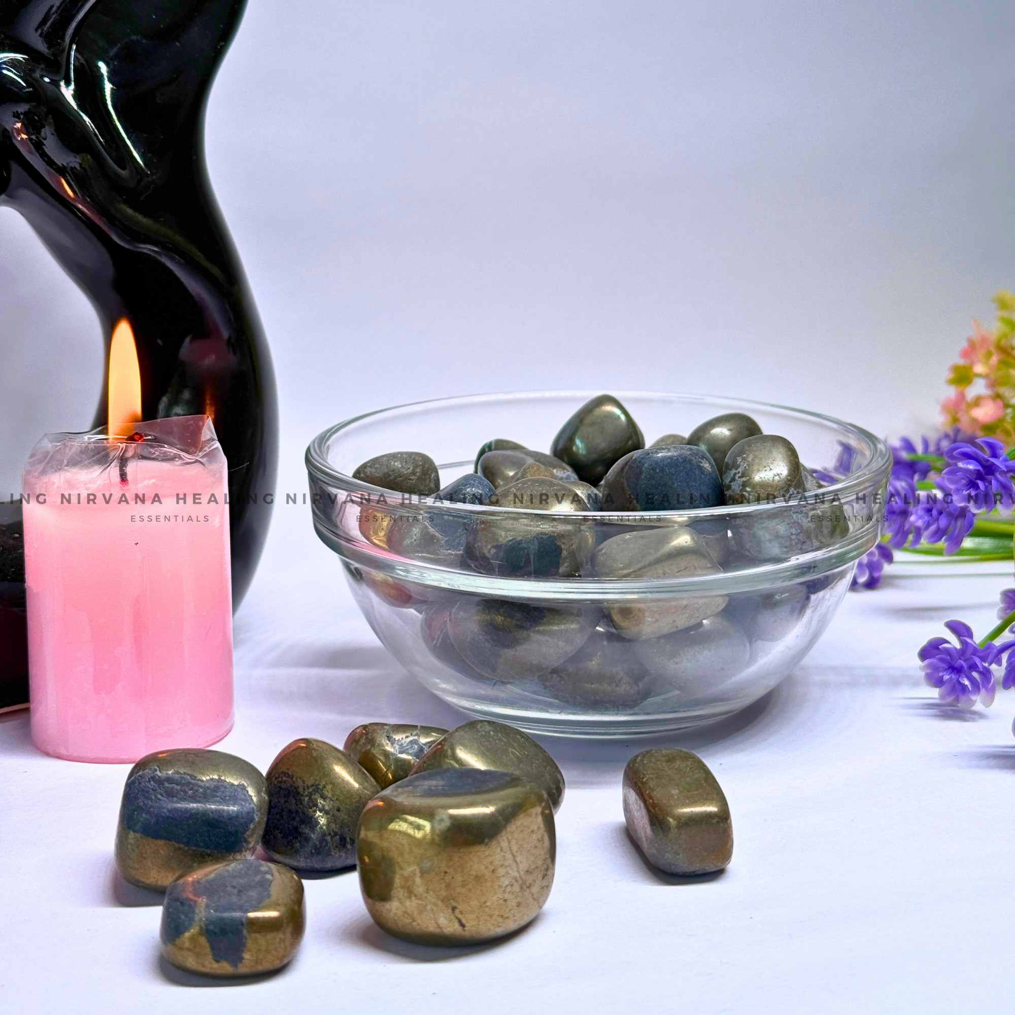 PYRITE TUMBLE STONES (Money Magnet, Prosperity, Fame And Abundance). - Image 3