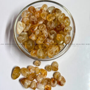 CITRINE TUMBLE STONES (Abundance, Creativity, Success And Confidence).