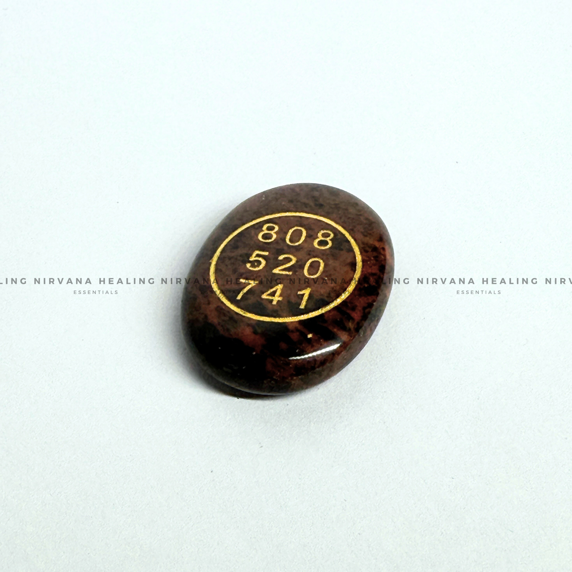 RED JASPER ABUNDANCE ZIBU COIN (Immunity, Strength, Health And Pain Relief) - Image 3