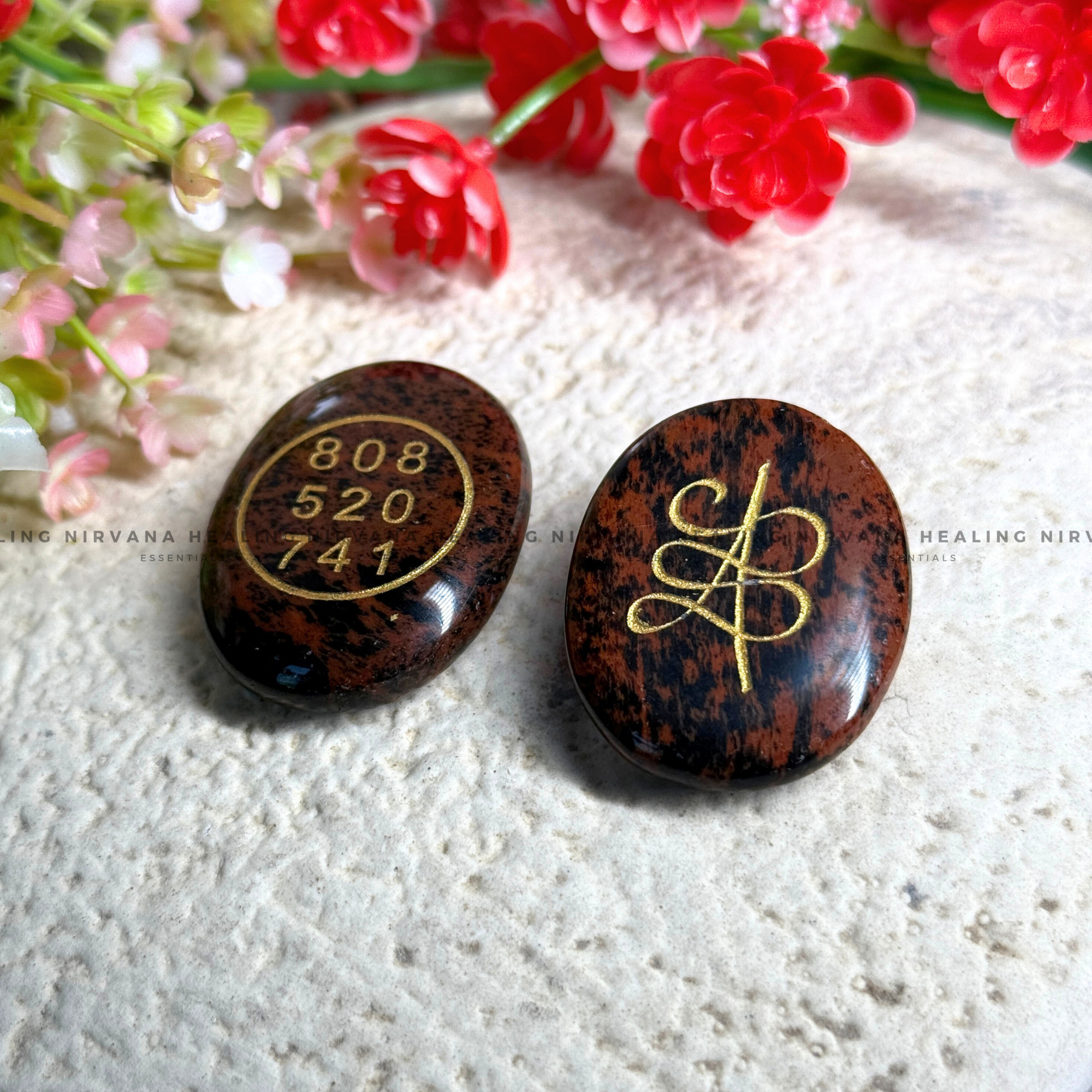 RED JASPER ABUNDANCE ZIBU COIN (Immunity, Strength, Health And Pain Relief) - Image 2