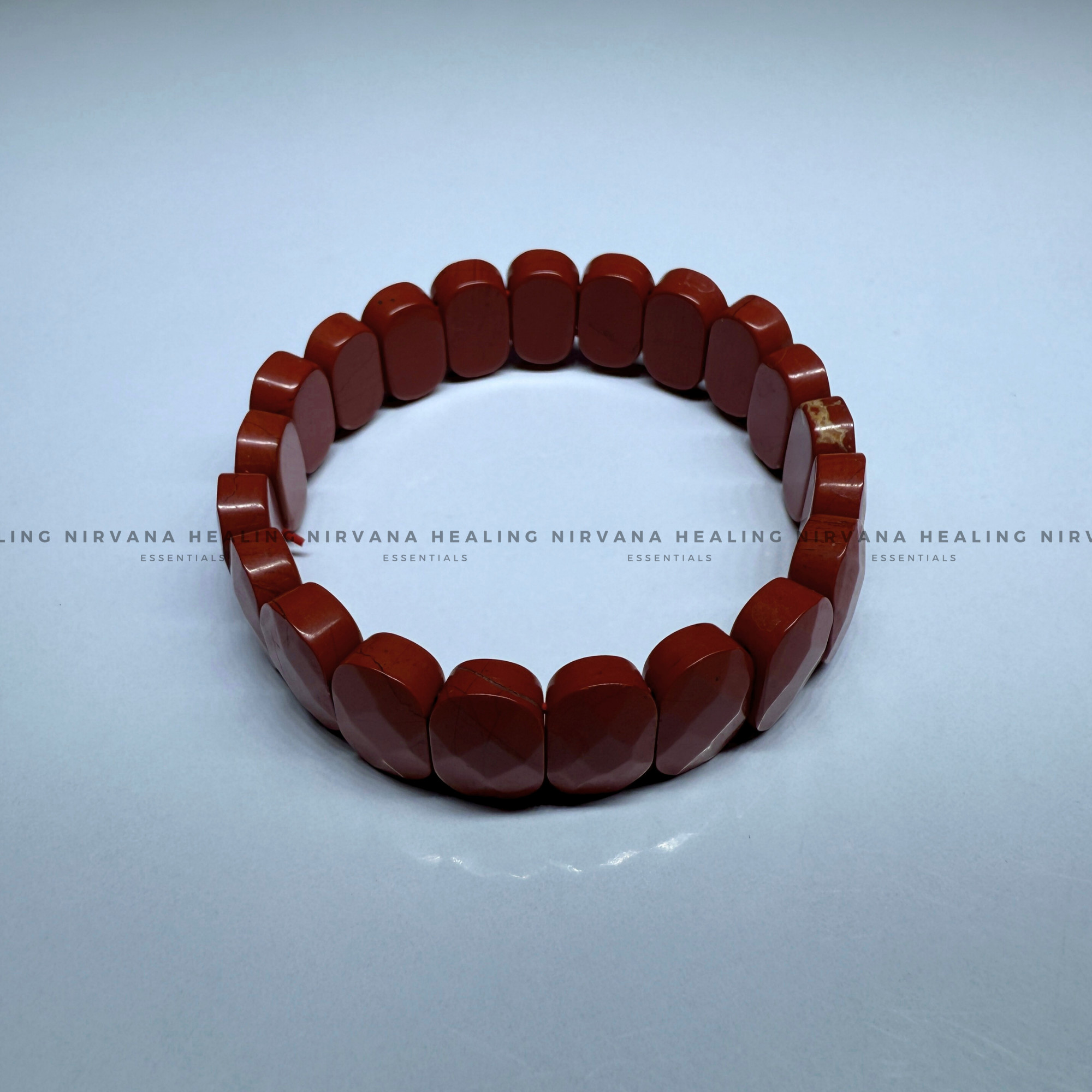 RED JASPER PYRAMID BRACELET (Immunity, Strength, Health And Pain Relief) - Image 3