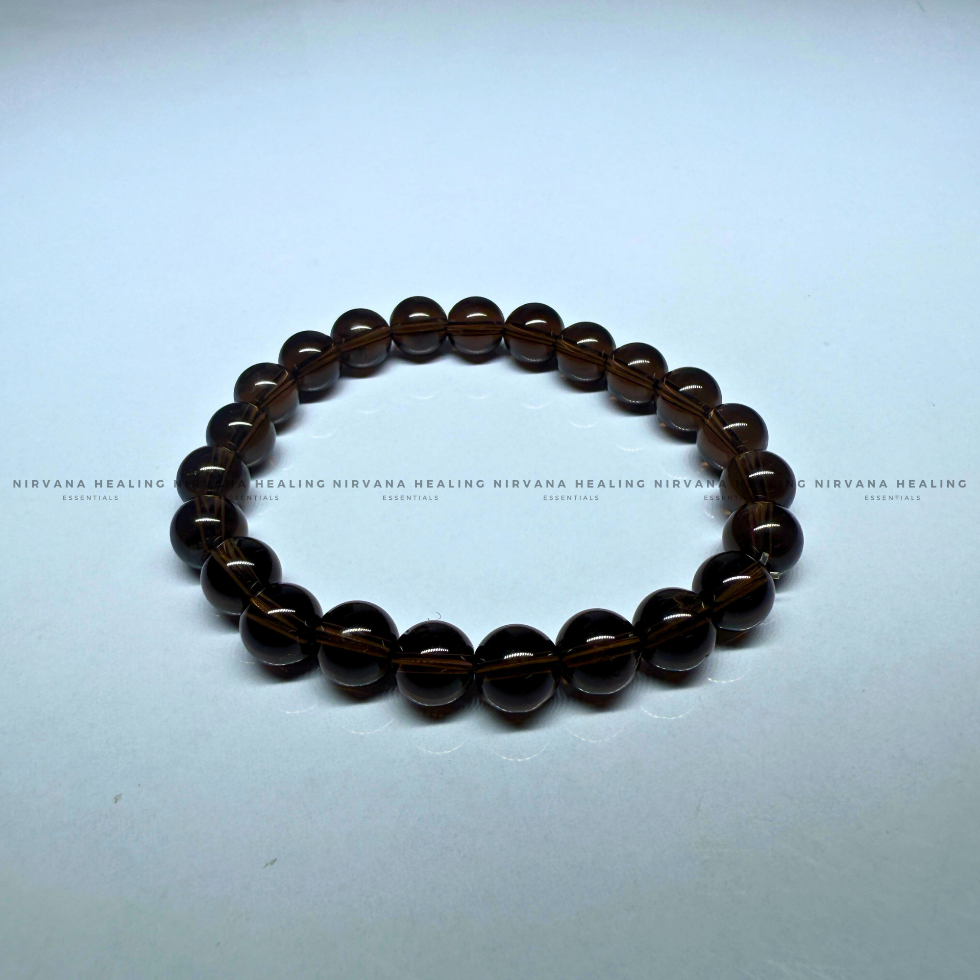 GARNET ROUND BEADED BRACELET (Commitment, Passion, Grounding, Courage) - Image 3
