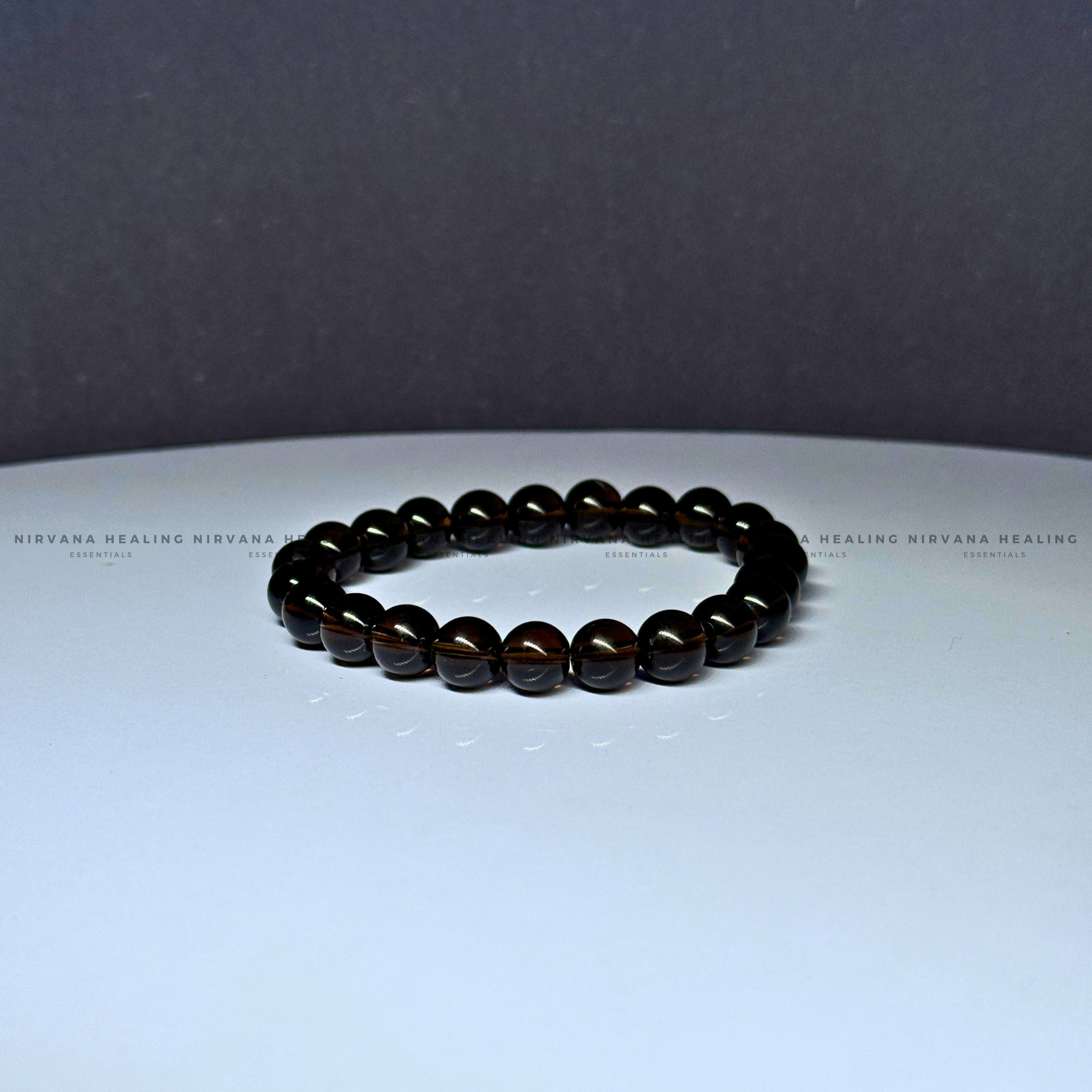 GARNET ROUND BEADED BRACELET (Commitment, Passion, Grounding, Courage) - Image 2