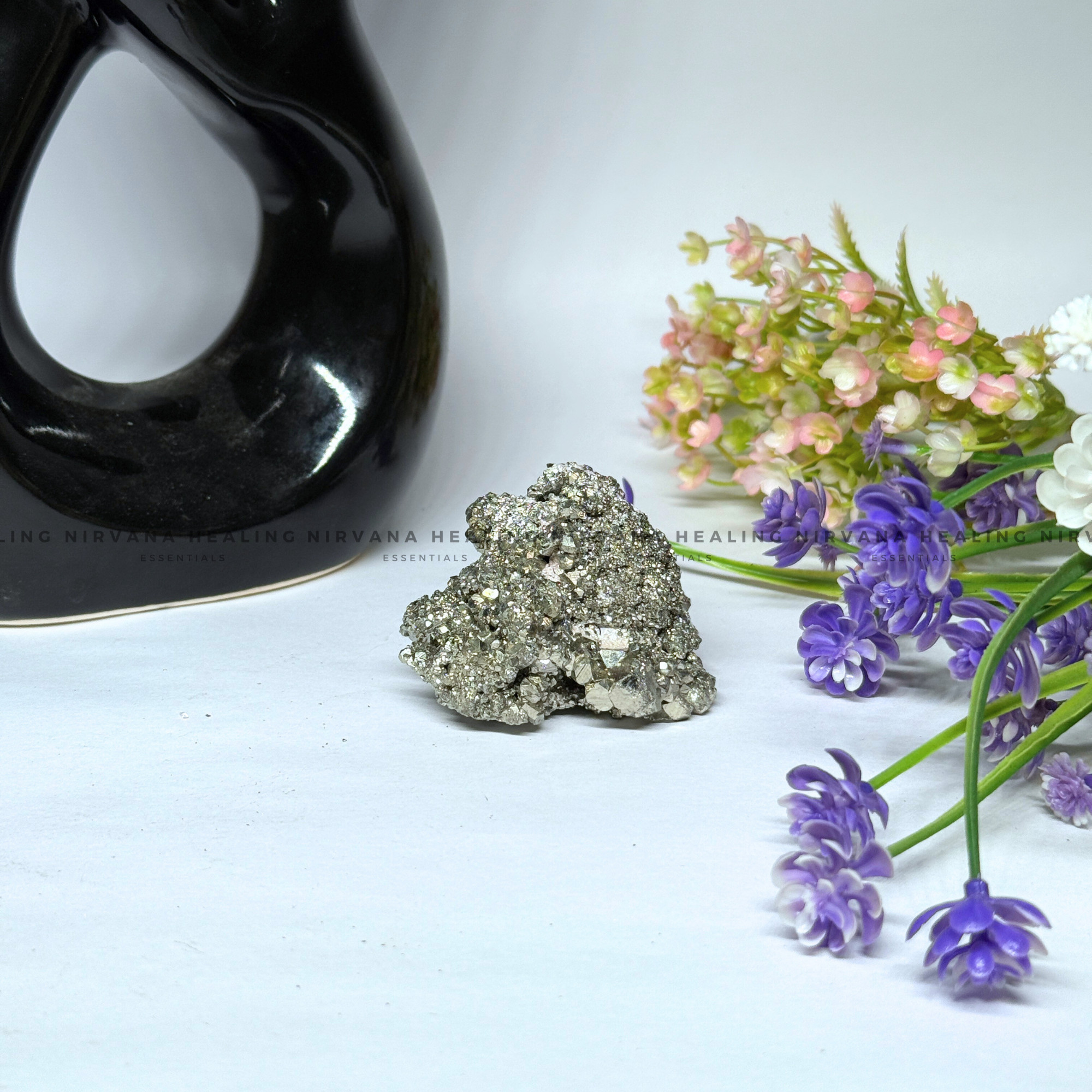 RAW PYRITE CLUSTER (Money Magnet, Prosperity, Fame And Abundance).
- Image 2