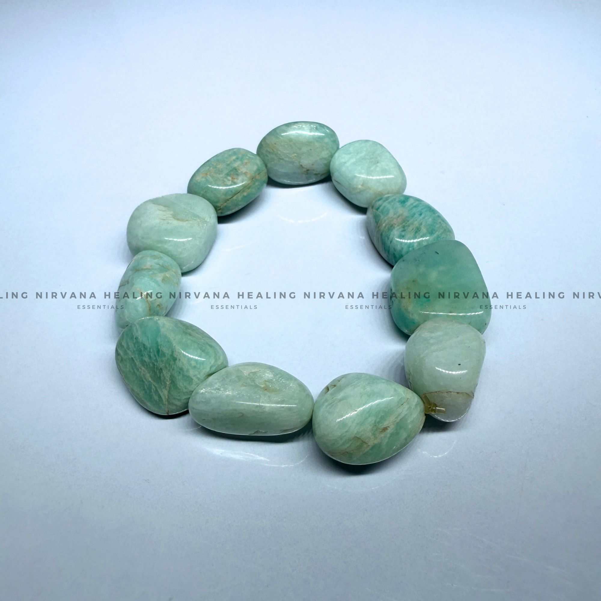 AMAZONITE TUMBLE BRACELET (Balance, Truth, Hope And Courage)
- Image 3