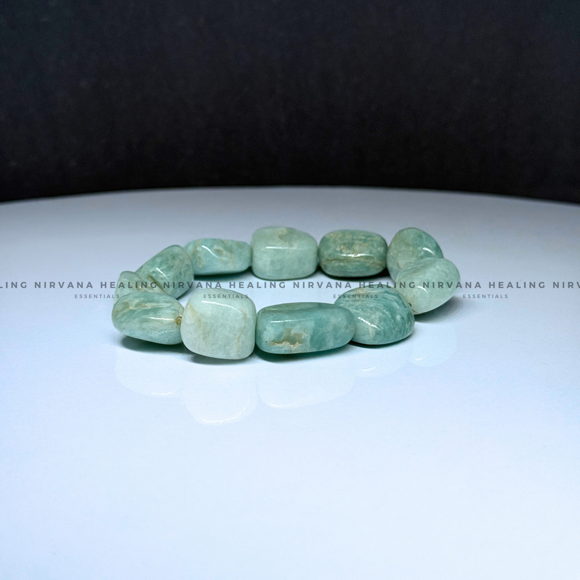 AMAZONITE TUMBLE BRACELET (Balance, Truth, Hope And Courage)
- Image 4
