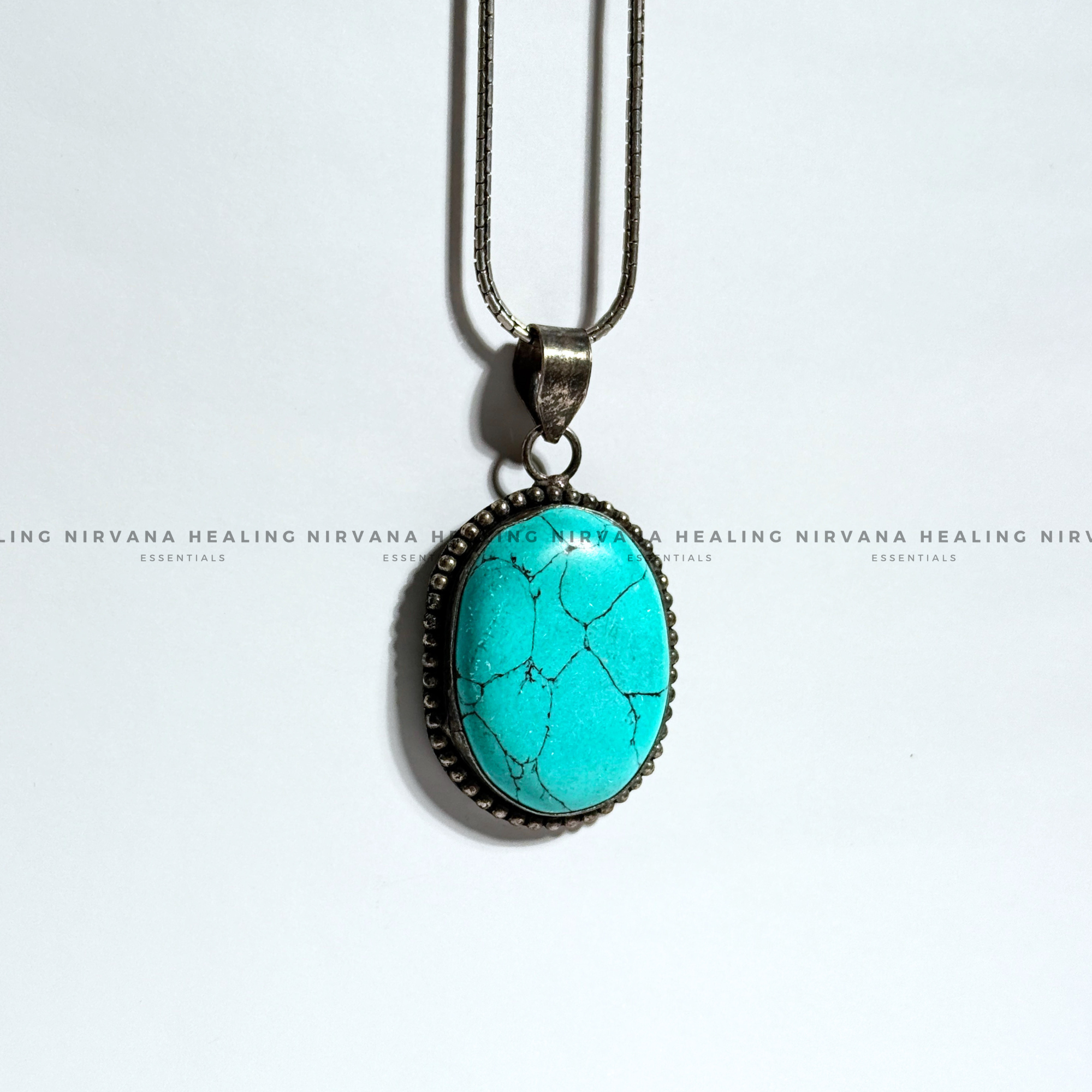 TURQUOISE CRYSTAL PENDANT (Divine Protection, Psycho Gifts, Healing, Wisdom And Truth) - Image 4