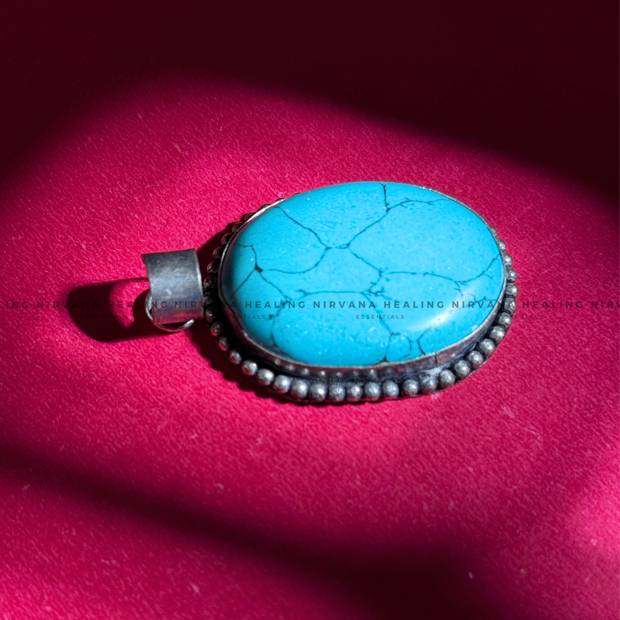 TURQUOISE CRYSTAL PENDANT (Divine Protection, Psycho Gifts, Healing, Wisdom And Truth) - Image 2