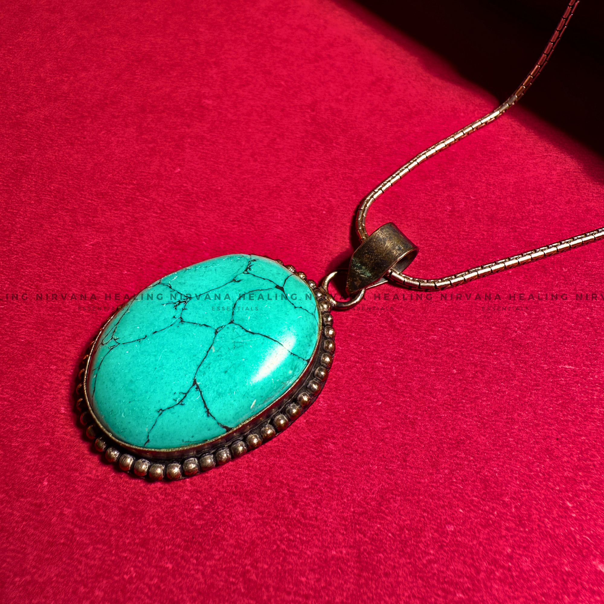 TURQUOISE CRYSTAL PENDANT (Divine Protection, Psycho Gifts, Healing, Wisdom And Truth) - Image 7