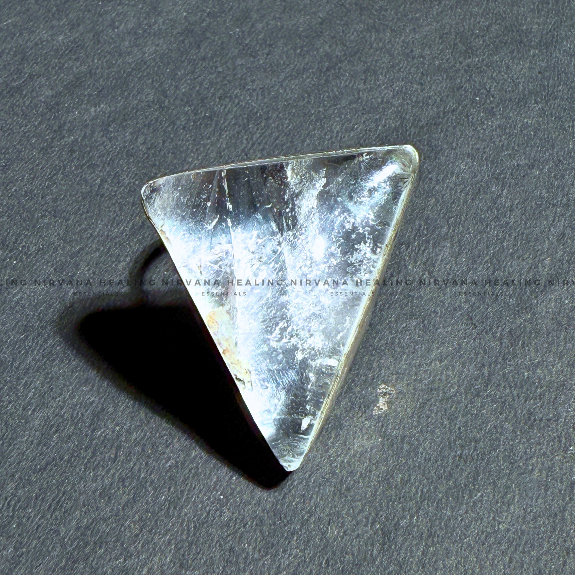 CLEAR QUARTZ TRIANGULAR RING (Mental Clarity, Master Healer And Energy Amplifier)
- Image 2